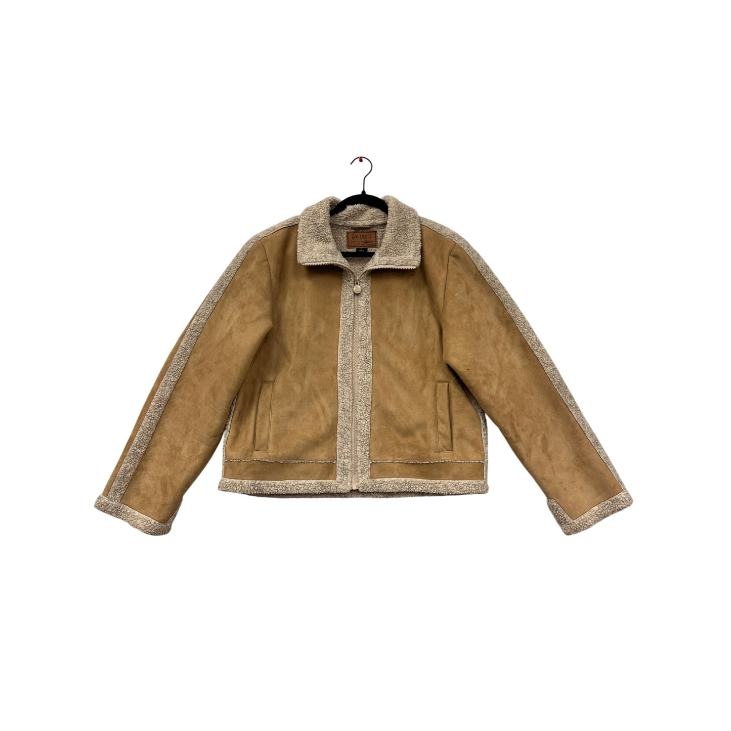 Women’s Outback Loveland Suede & Sherpa Lined Tan & Cream Jacket #6051