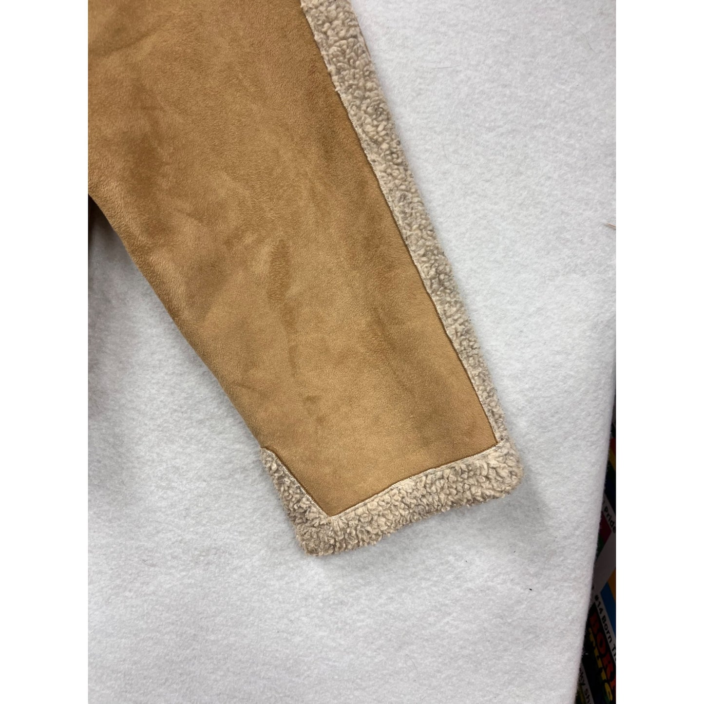 Women’s Outback Loveland Suede & Sherpa Lined Tan & Cream Jacket #6051