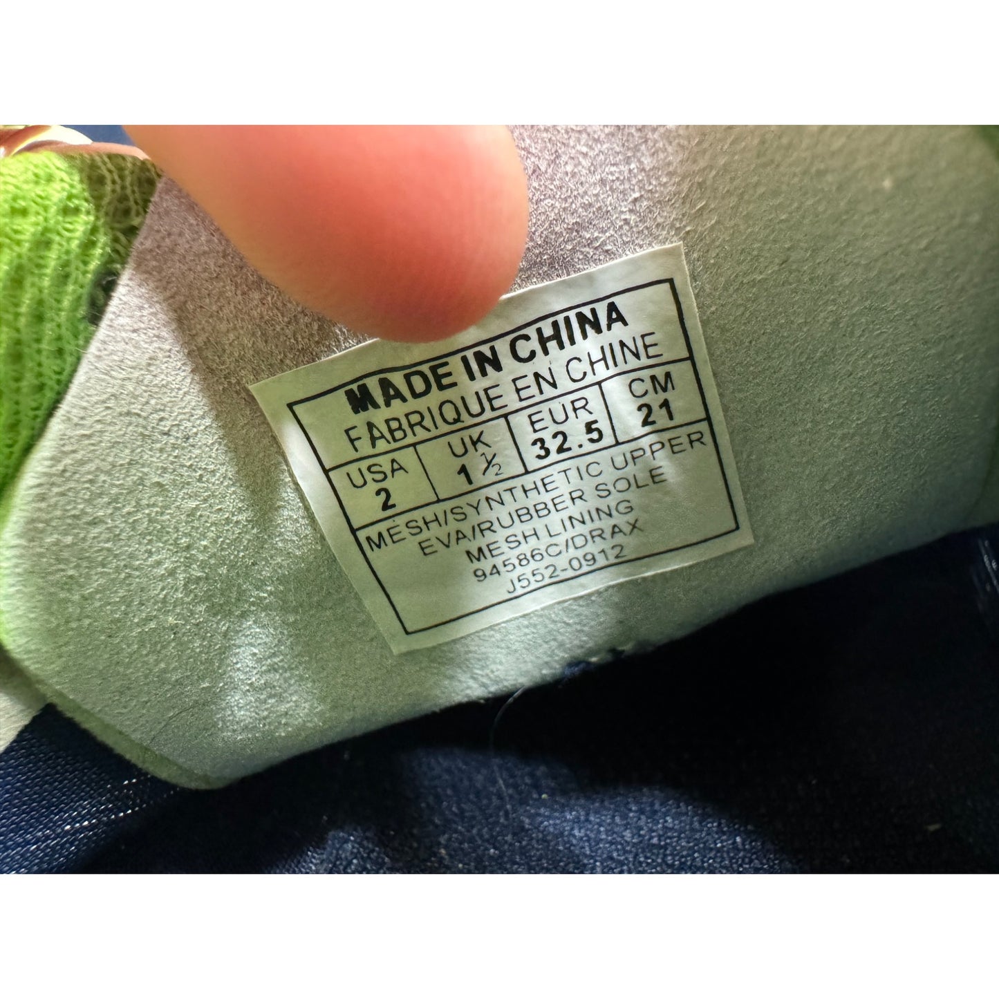 Polo Ralph Lauren Kids Athletic Running Shoes Size 2 #339B