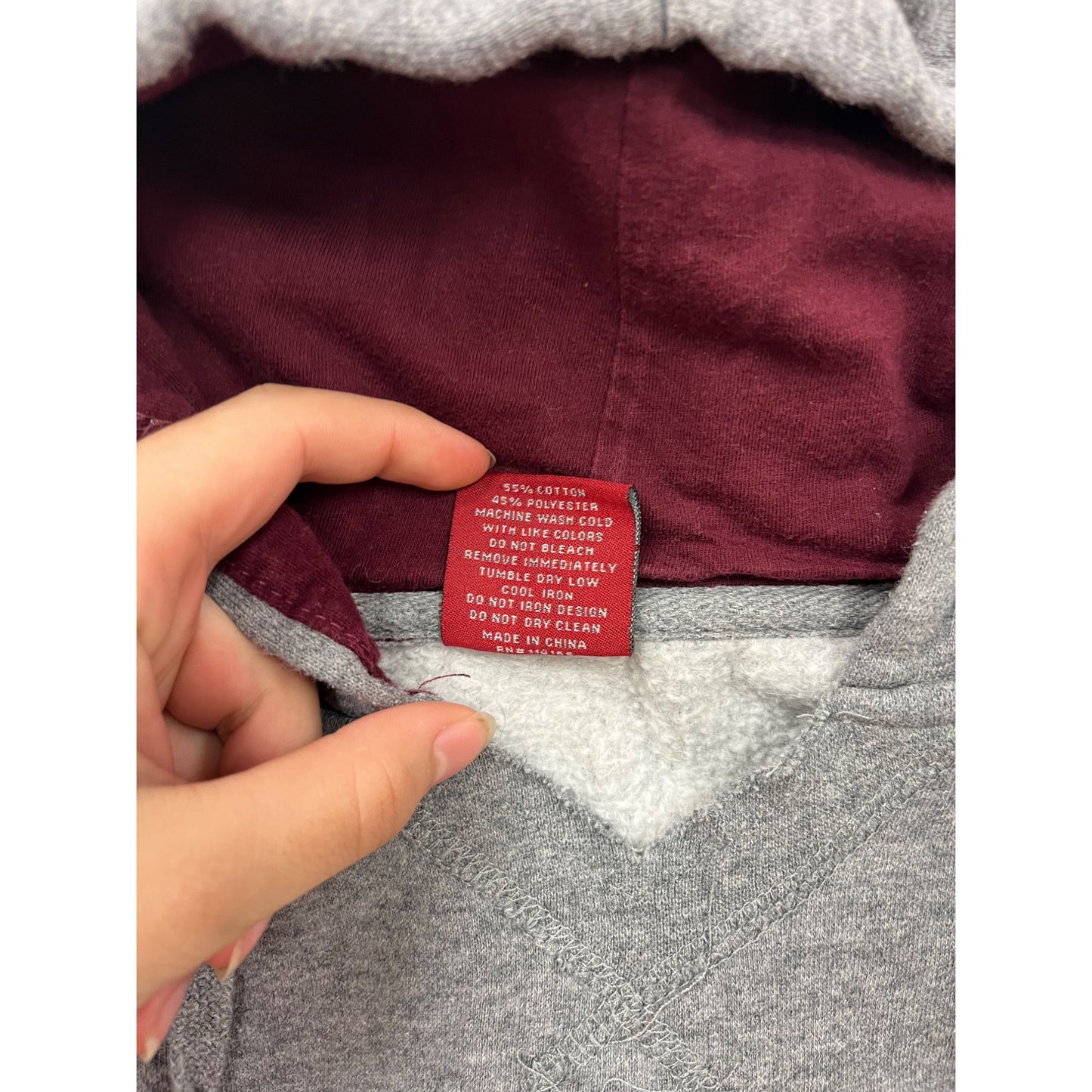 Minnesota Gray Hoodie Youth Large By Colosseum #8982