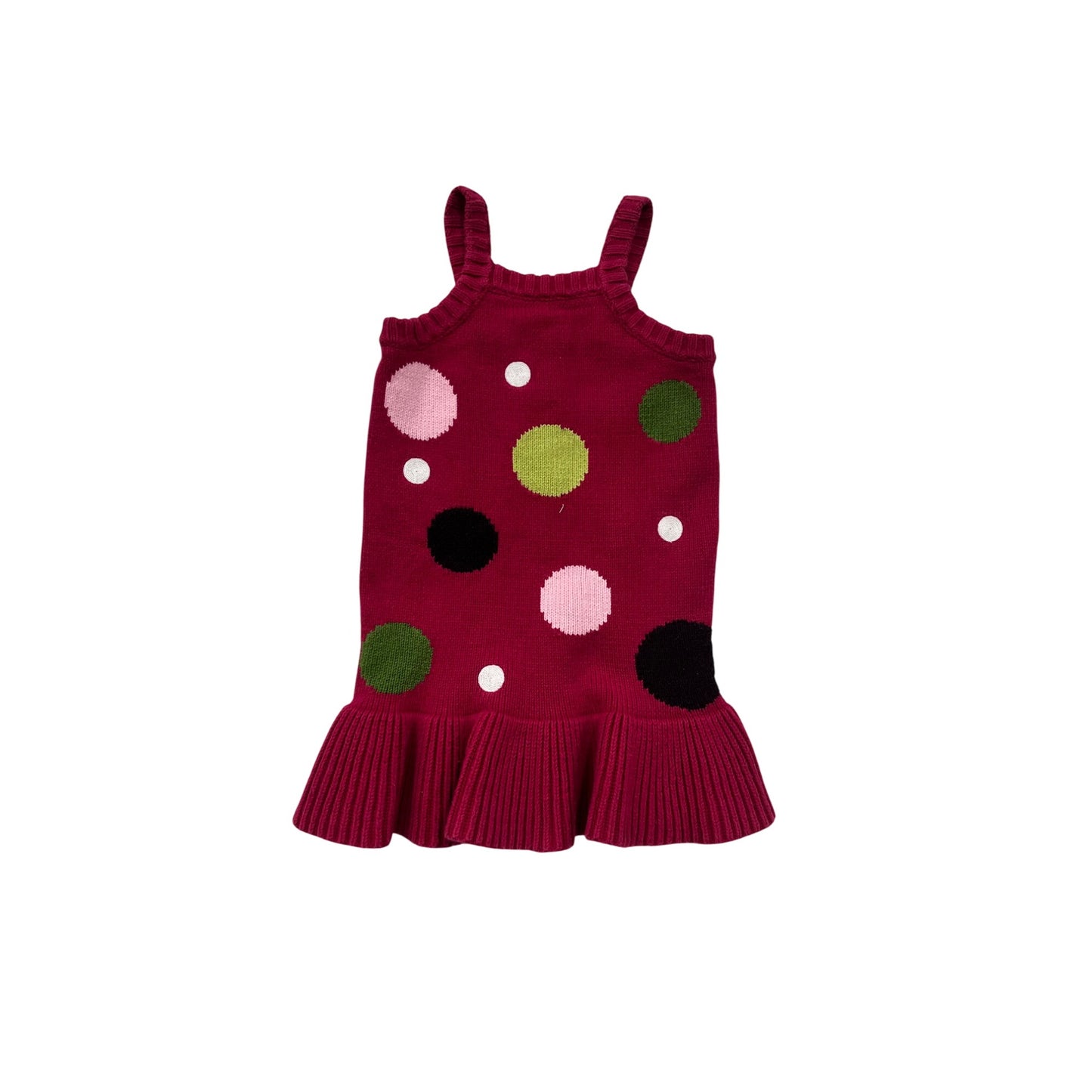 Gymboree Girls Polka Dot Knit Dress Size 3 #8384