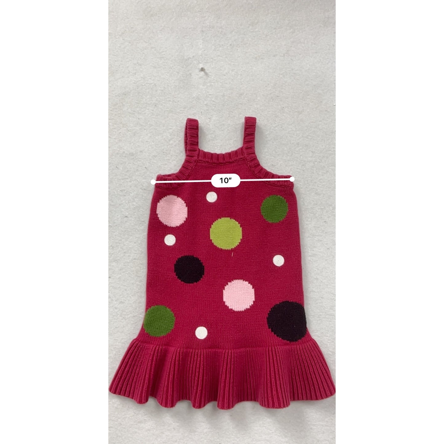 Gymboree Girls Polka Dot Knit Dress Size 3 #8384
