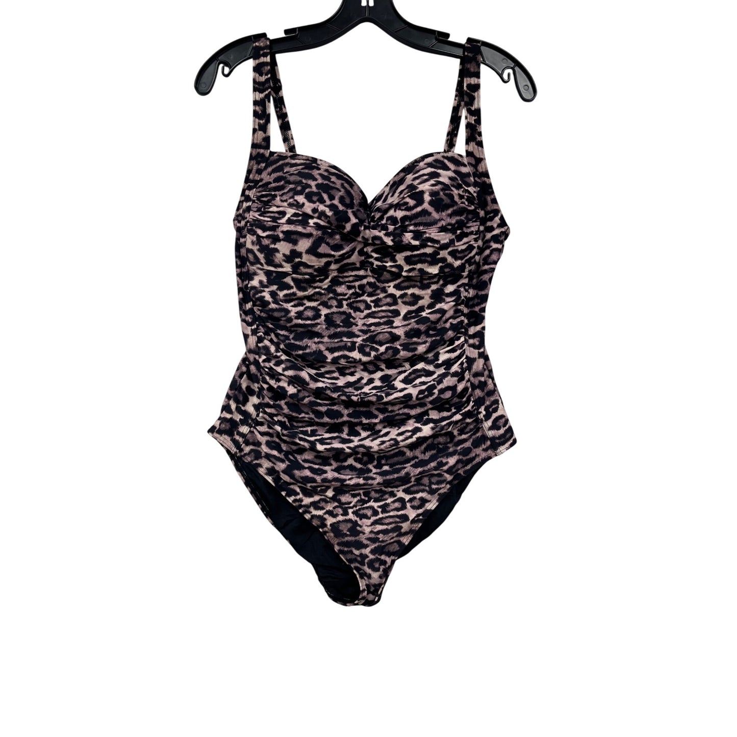 Bond-Eye Australia Leopard Print One-Piece Swimsuit Size 14 #8365