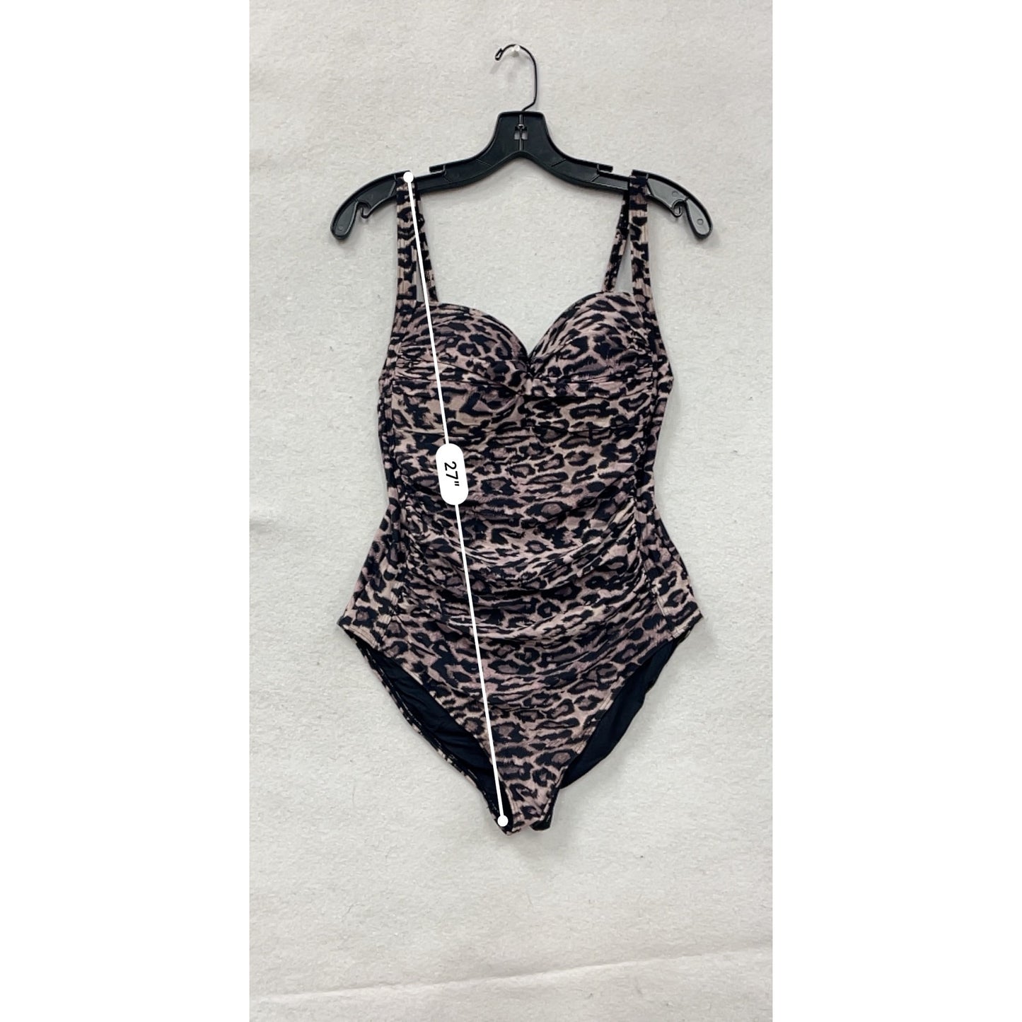 Bond-Eye Australia Leopard Print One-Piece Swimsuit Size 14 #8365