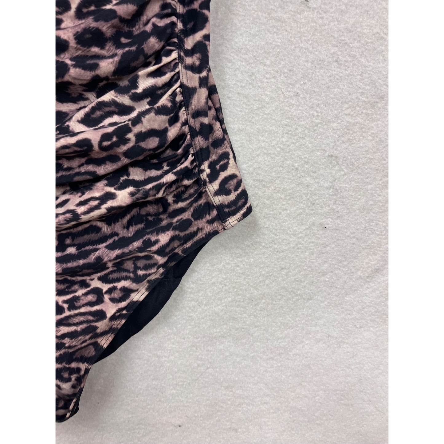 Bond-Eye Australia Leopard Print One-Piece Swimsuit Size 14 #8365