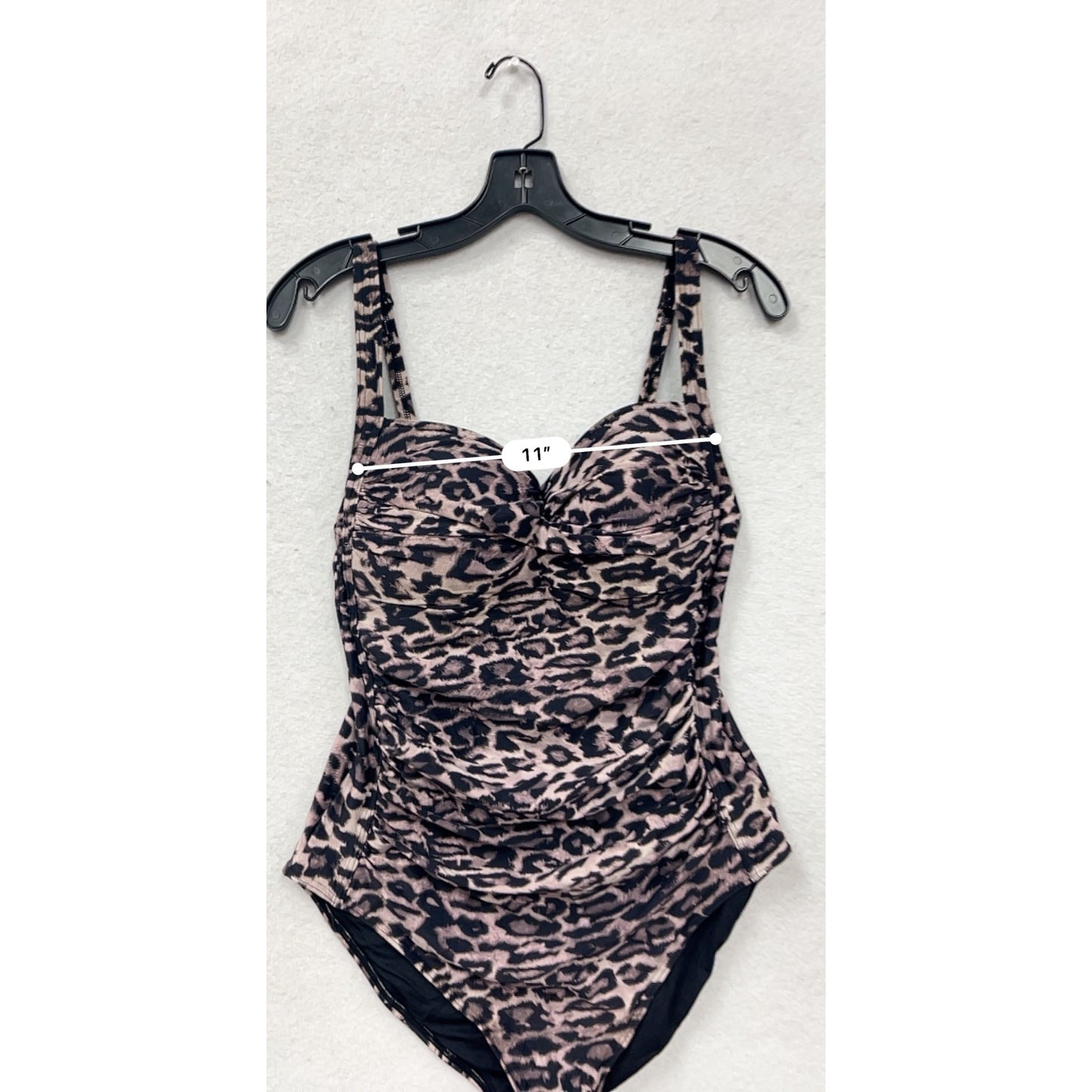 Bond-Eye Australia Leopard Print One-Piece Swimsuit Size 14 #8365