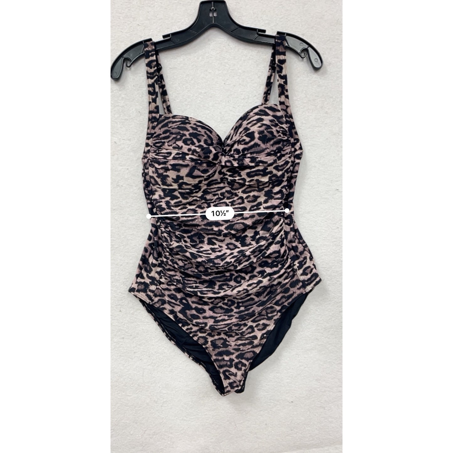 Bond-Eye Australia Leopard Print One-Piece Swimsuit Size 14 #8365