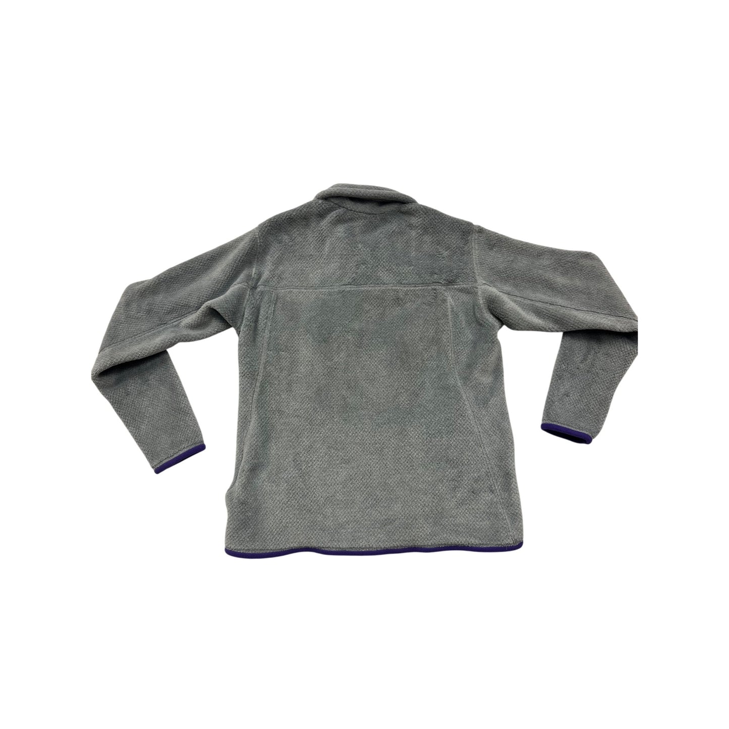 Patagonia Womens Gray & Purple Fleece Pullover Jacket #6171