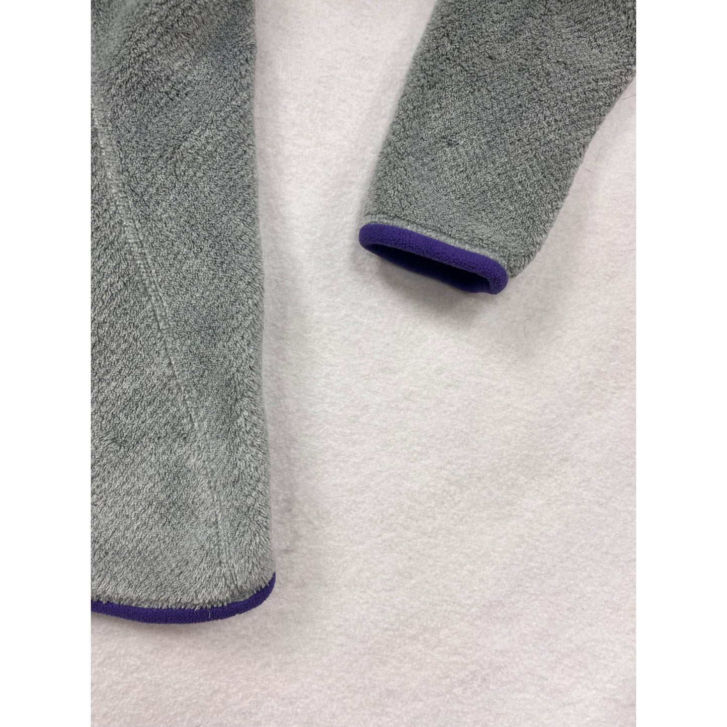 Patagonia Womens Gray & Purple Fleece Pullover Jacket #6171
