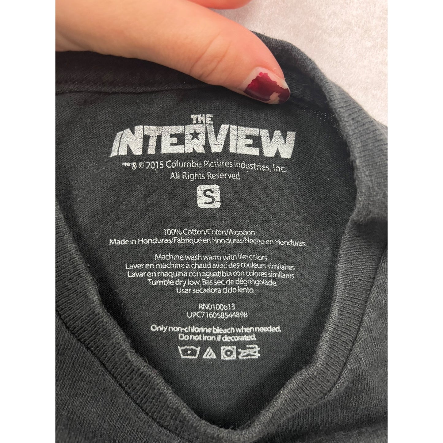 Women’s “The Interview” Graphic T-Shirt Black "They Hate Us Cause They Aint Us" #6308