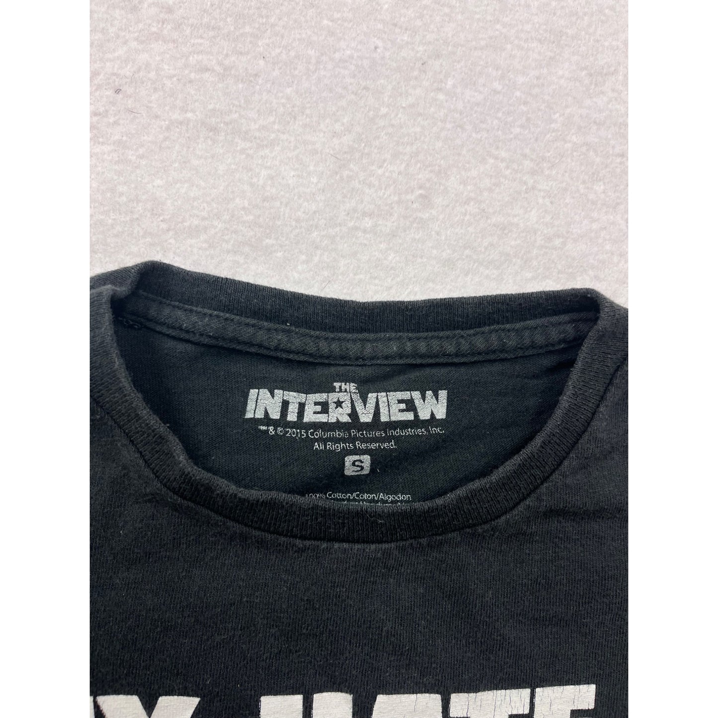 Women’s “The Interview” Graphic T-Shirt Black "They Hate Us Cause They Aint Us" #6308