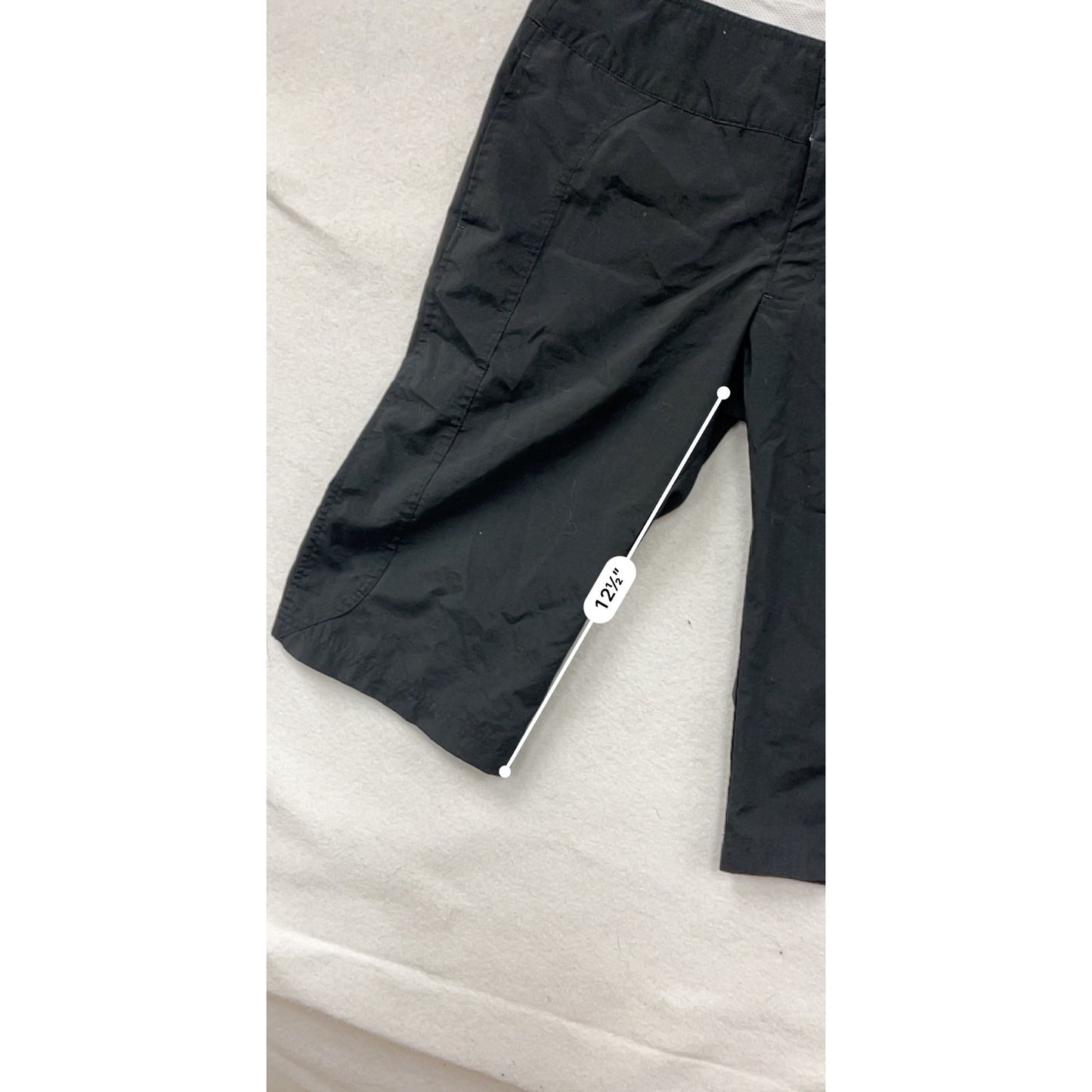 Nike Womens Black Athletic Shorts M #8215