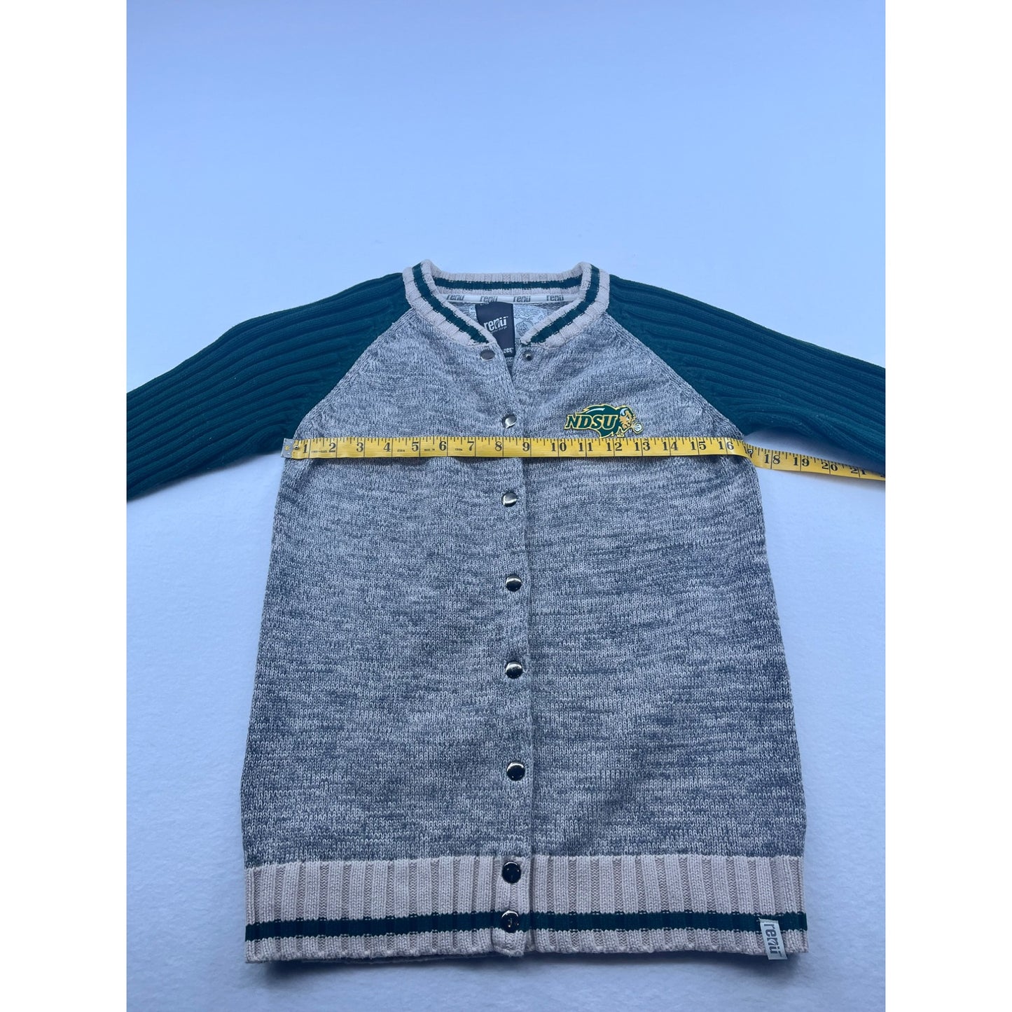 NDSU Womnes Repu Bruzer Varsity Style Cardigan Sweater #6134