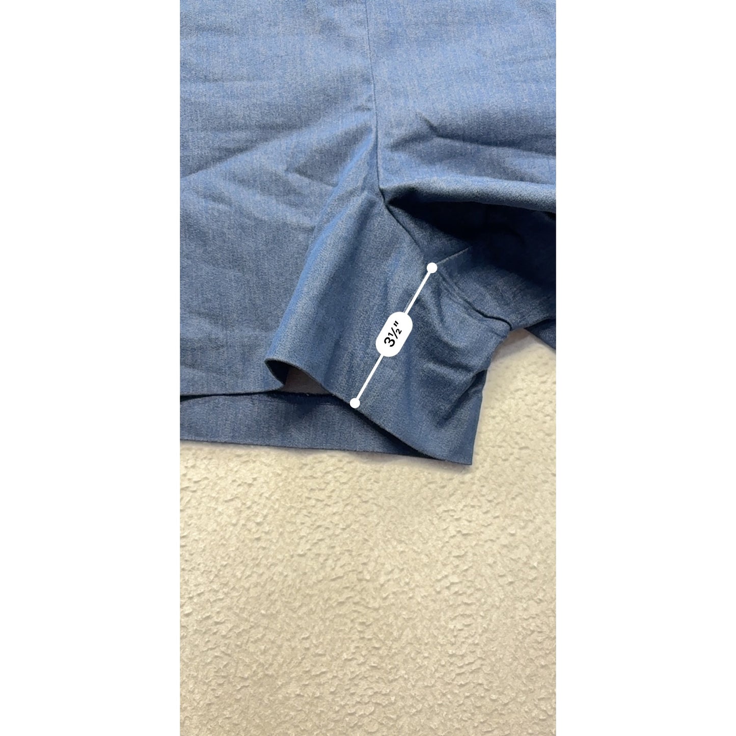 Loft Womens Blue High-Waist Sailor Shorts #7571