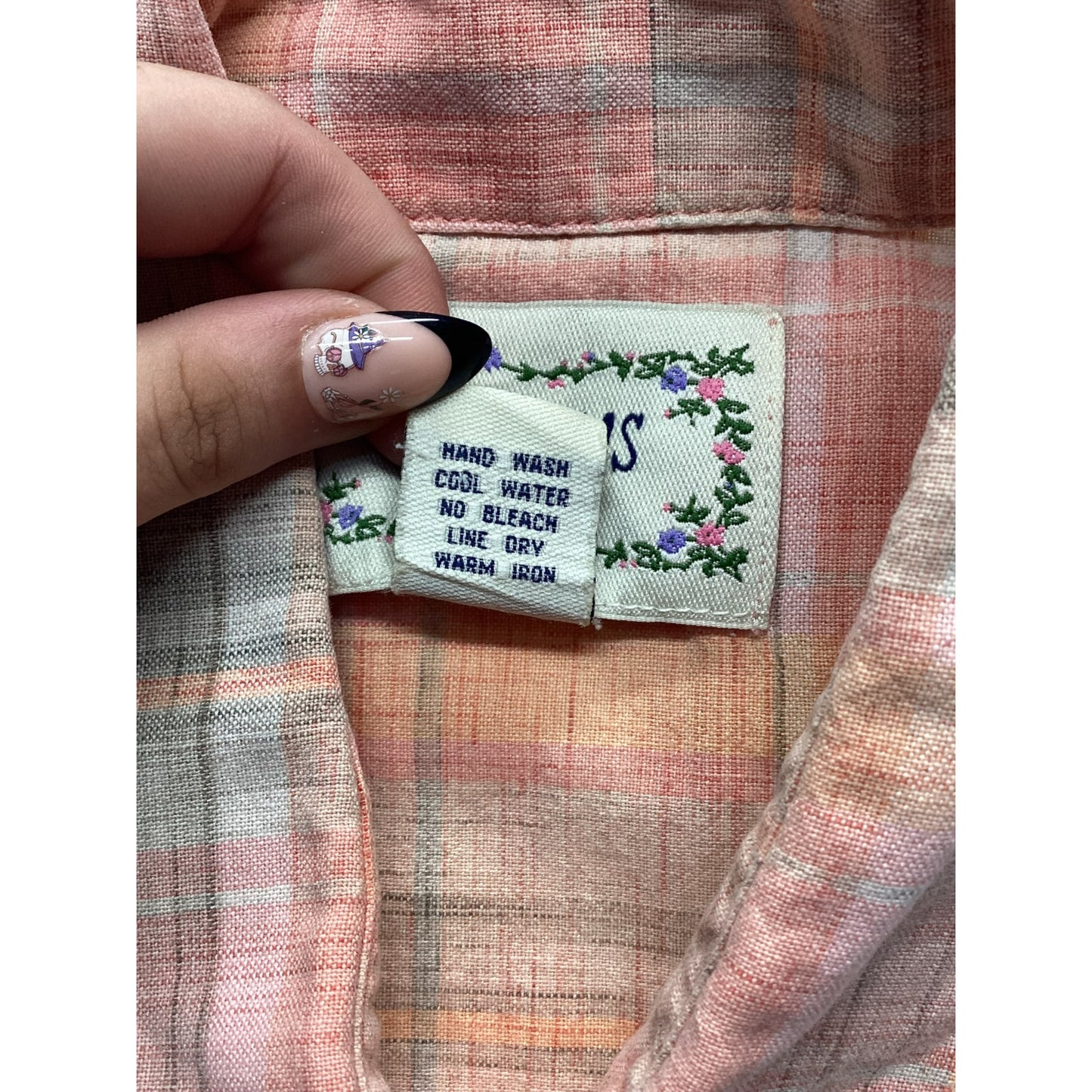 Vintage Tantrums Cropped Button Down