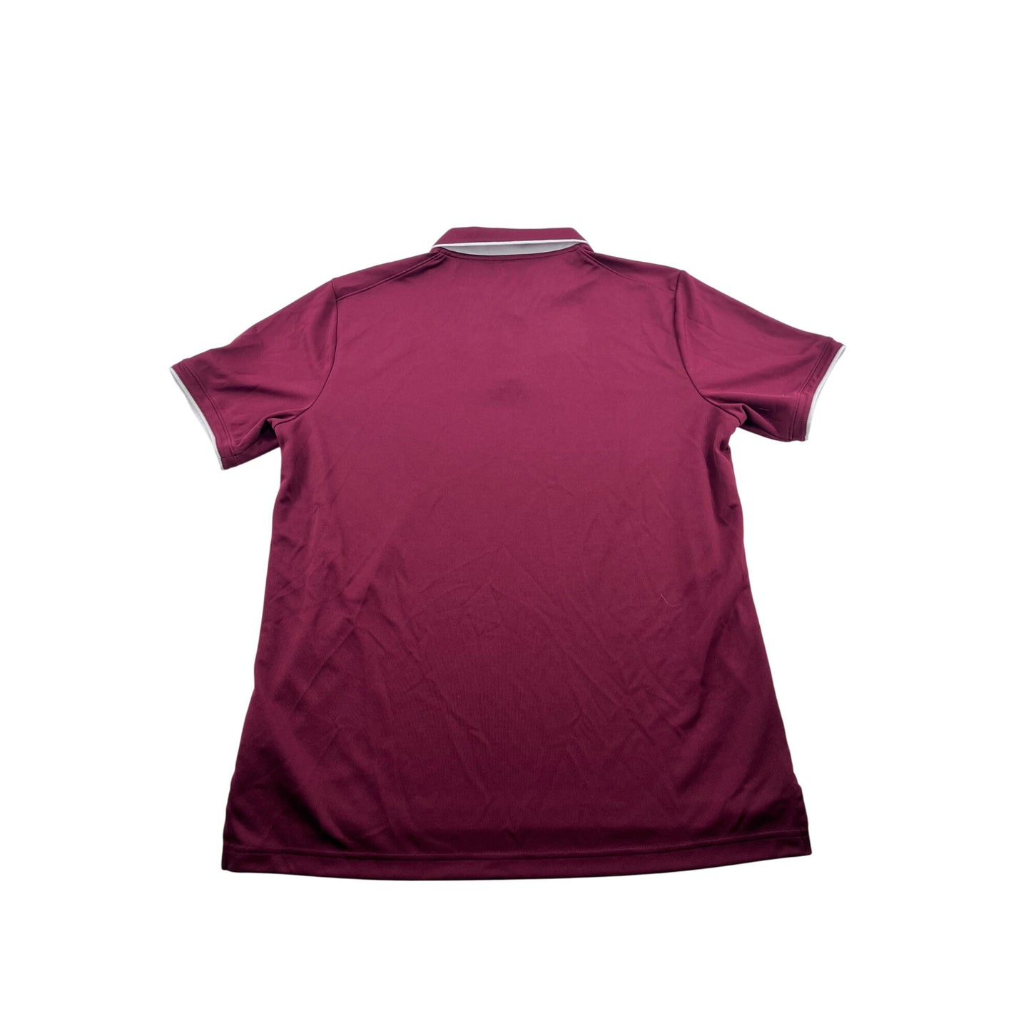 Men’s Nike Dri-Fit Maroon Minnesota Polo Shirt With White Trim #6147