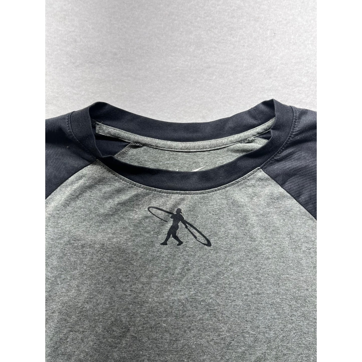 Men’s Nike Dri-Fit BSBL Athletic Cut Raglan 3/4 Sleeve Tee Shirt #2972