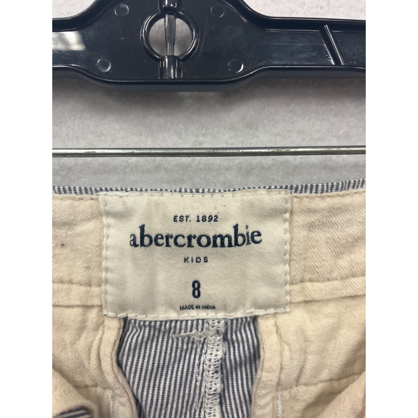 Abercrombie Kids Boys Striped Cotton Shorts Size 8 #8001