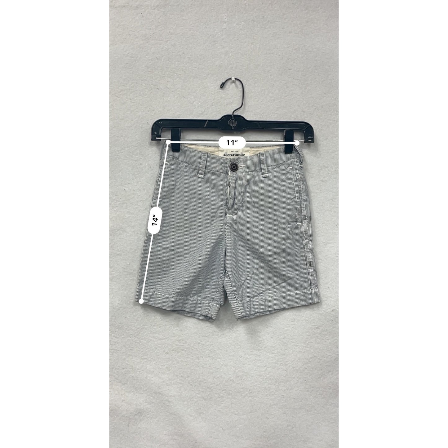 Abercrombie Kids Boys Striped Cotton Shorts Size 8 #8001