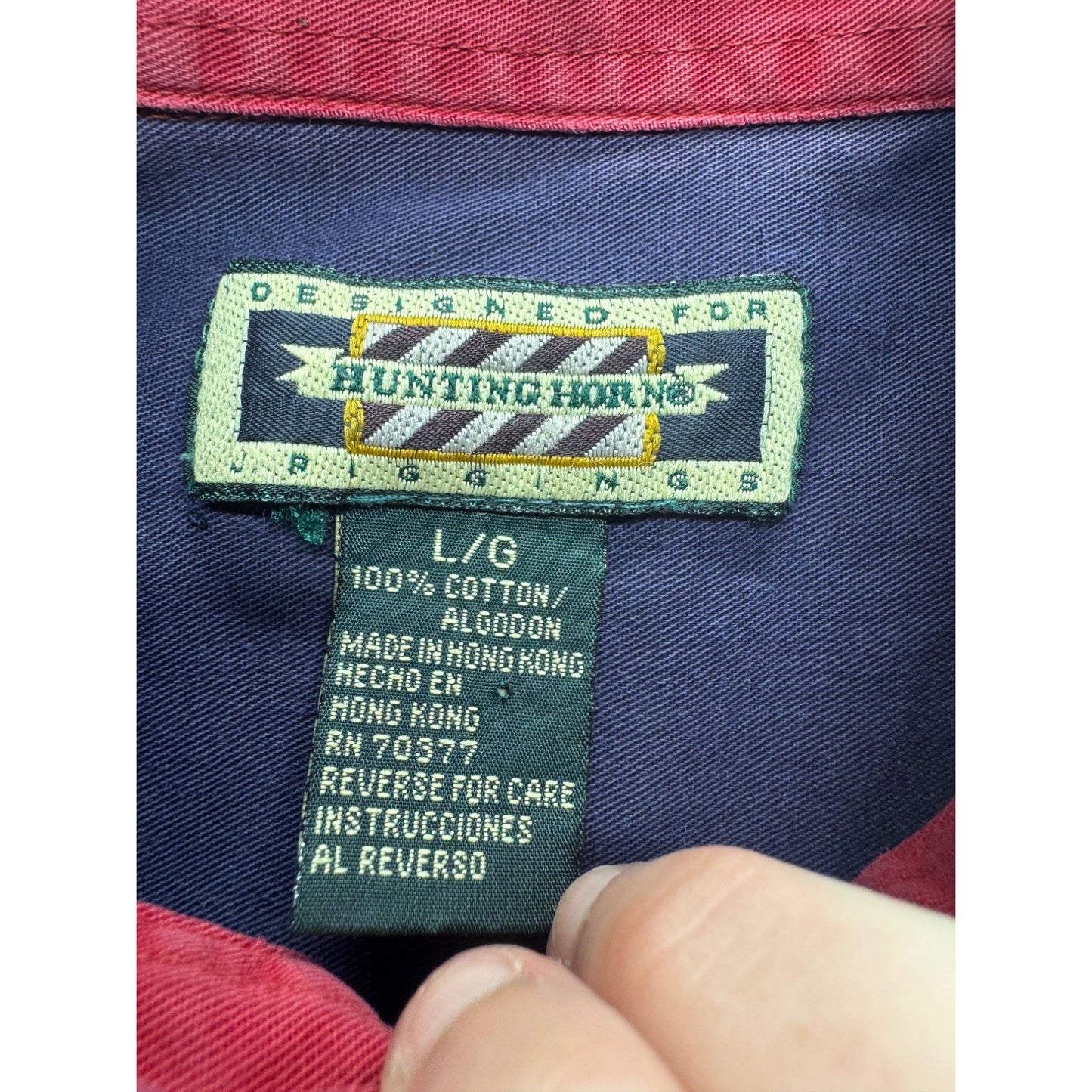 Ralph King Size Purple Button-Down Shirt With Embroidered Crest #9981