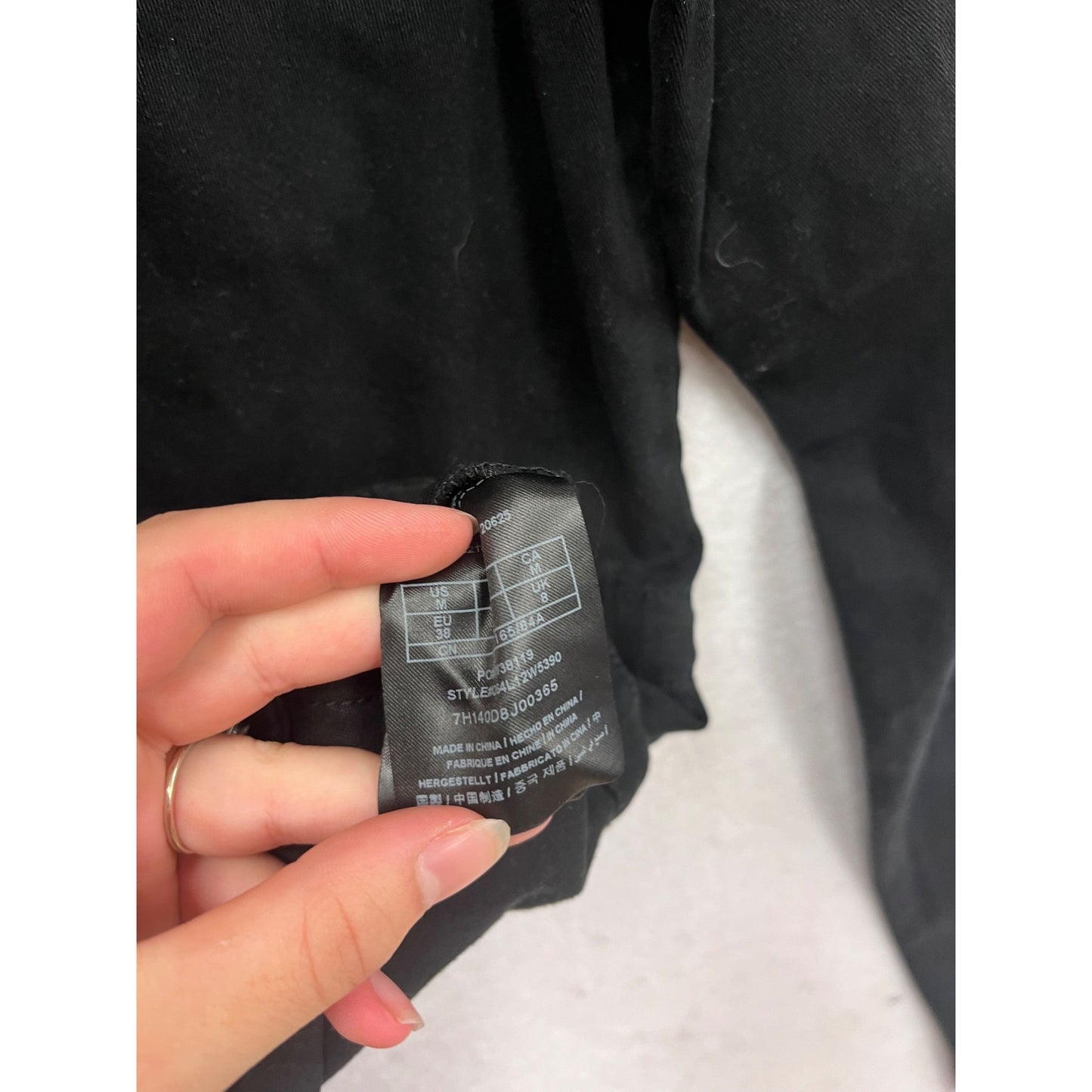 Guess Womens Black Military Jacket Size M #379A