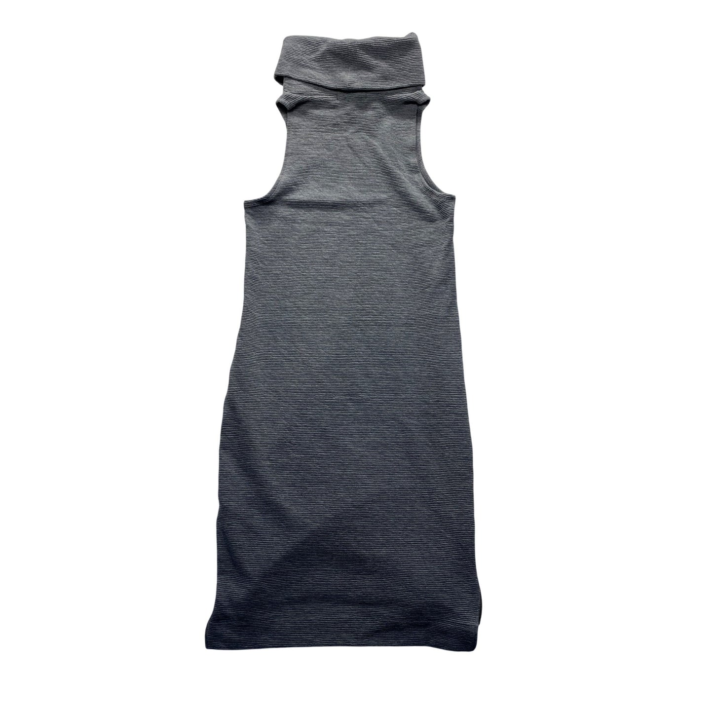 Banana Republic XS Sleeveless Gray Turtleneck Dress #7047
