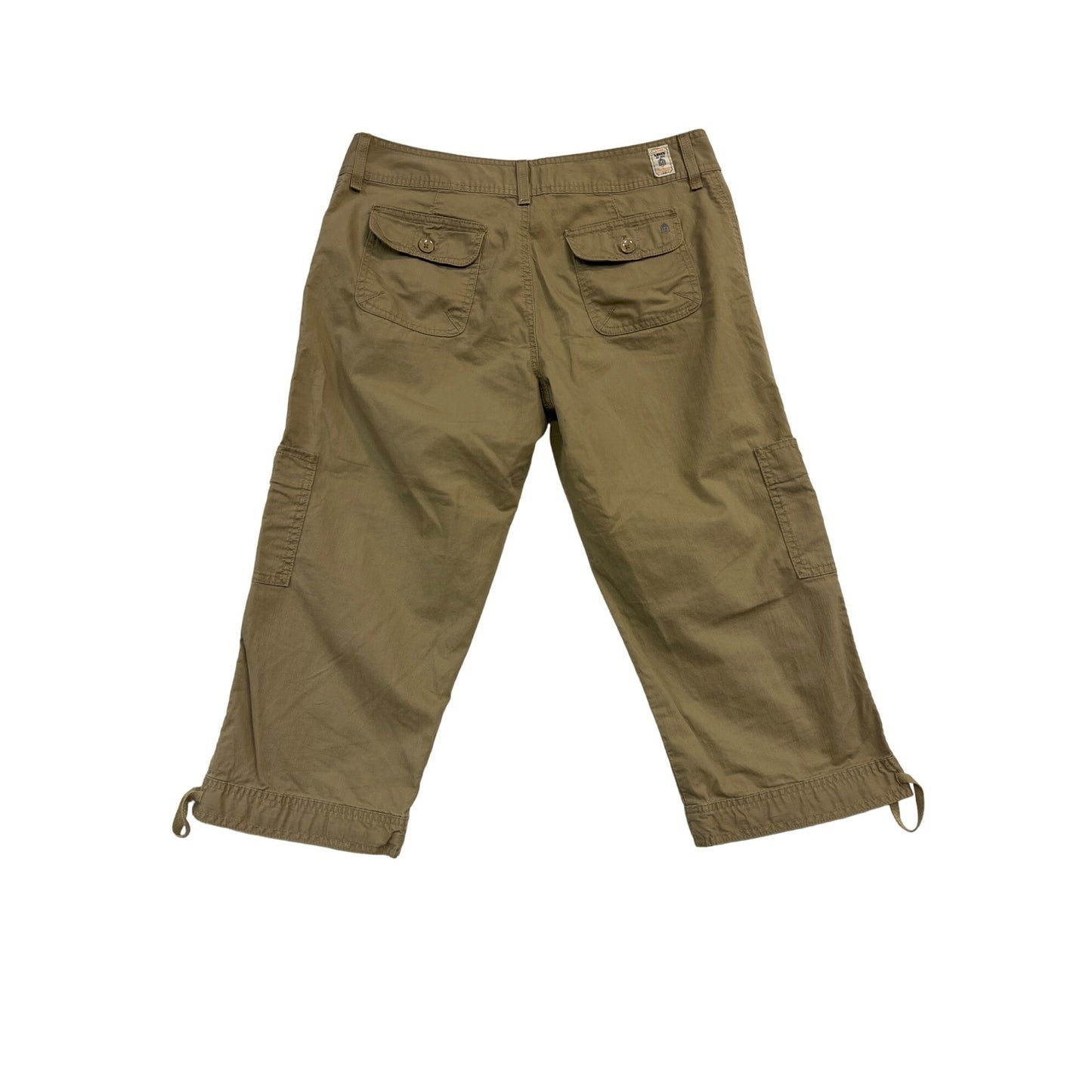 Women’s Tan Cargo Style Capris