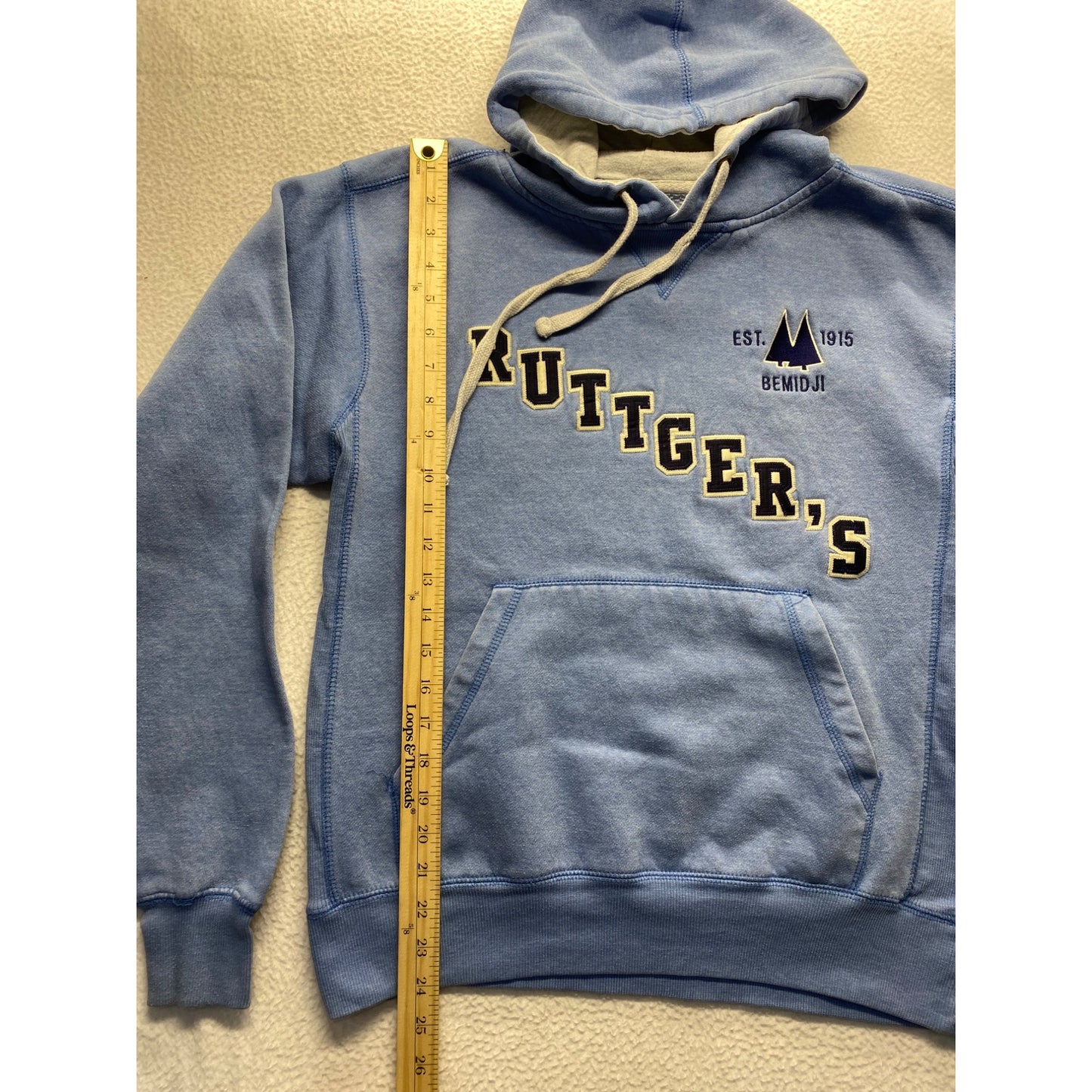 Ruttgers Bemidji Blue Hoodie Medium #7137
