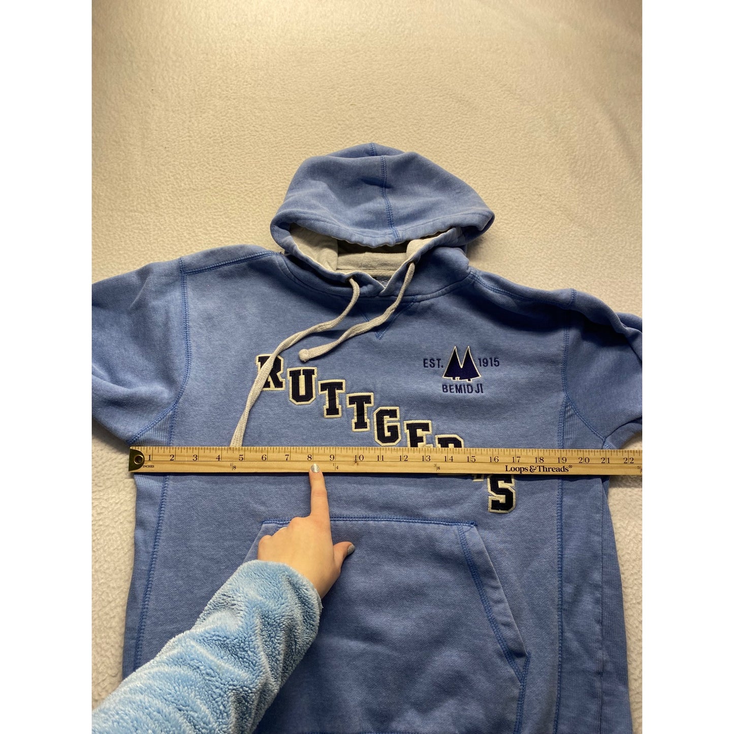Ruttgers Bemidji Blue Hoodie Medium #7137