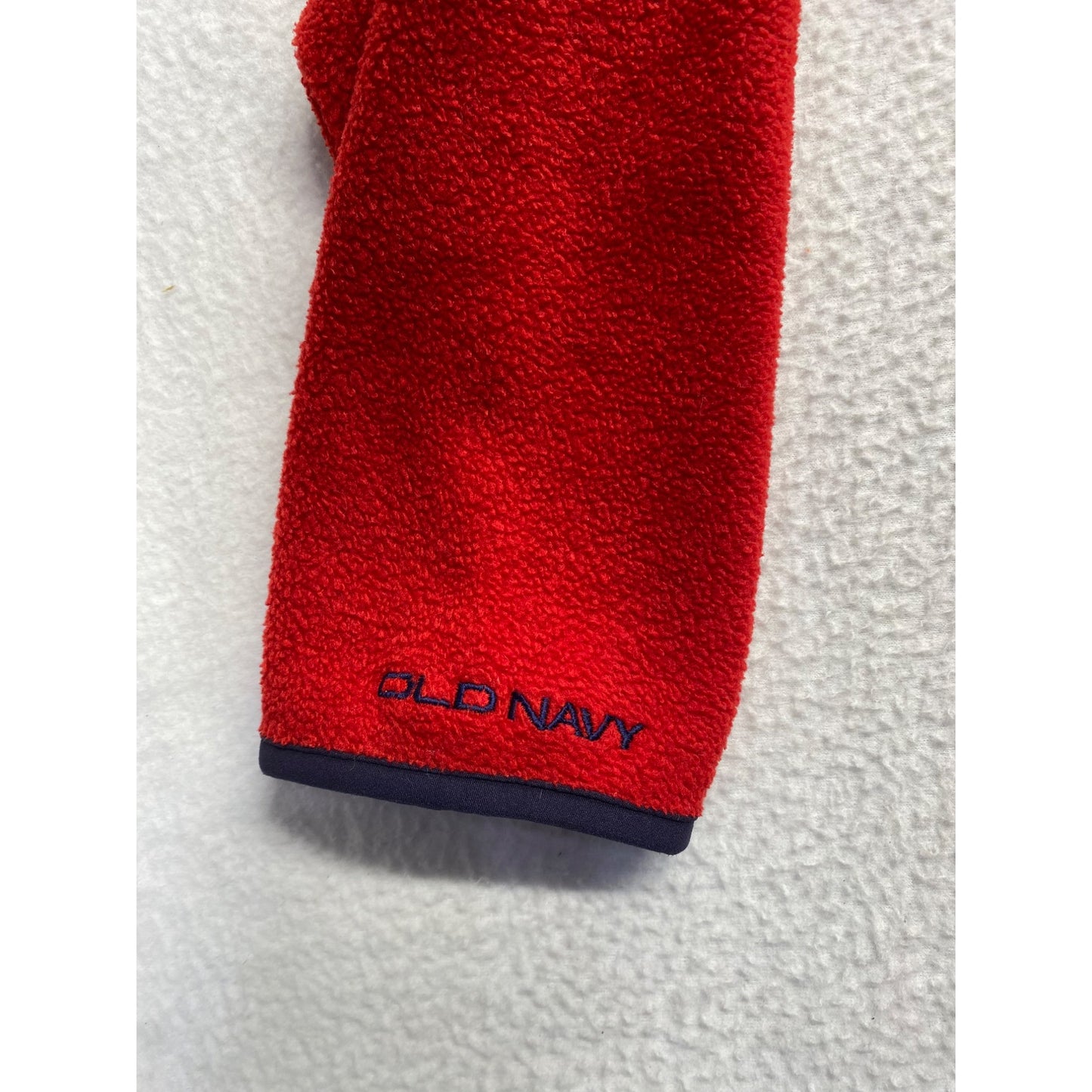 Old Navy Outlet Red Fleece Pullover Quarter-Zip Jacket XXL #7102