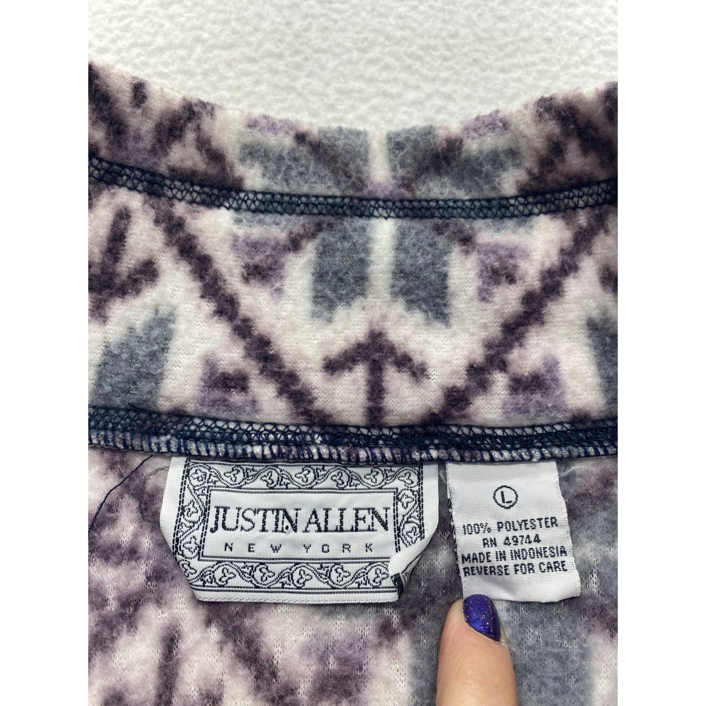 Vintage Justin Allen Cozy Sweater Dress #5773