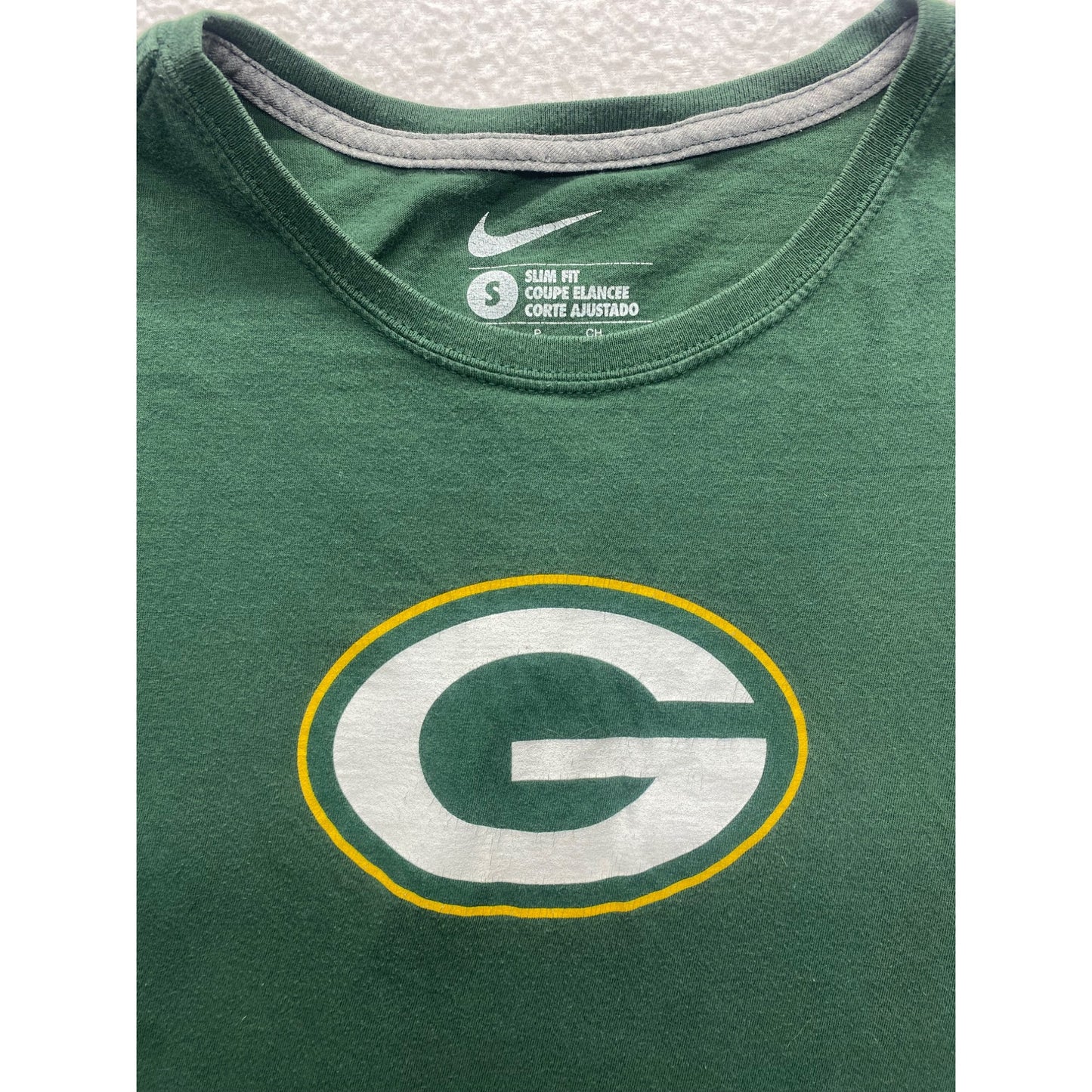 Nike Green Bay Packers Slim Fit Youth T-Shirt #7357
