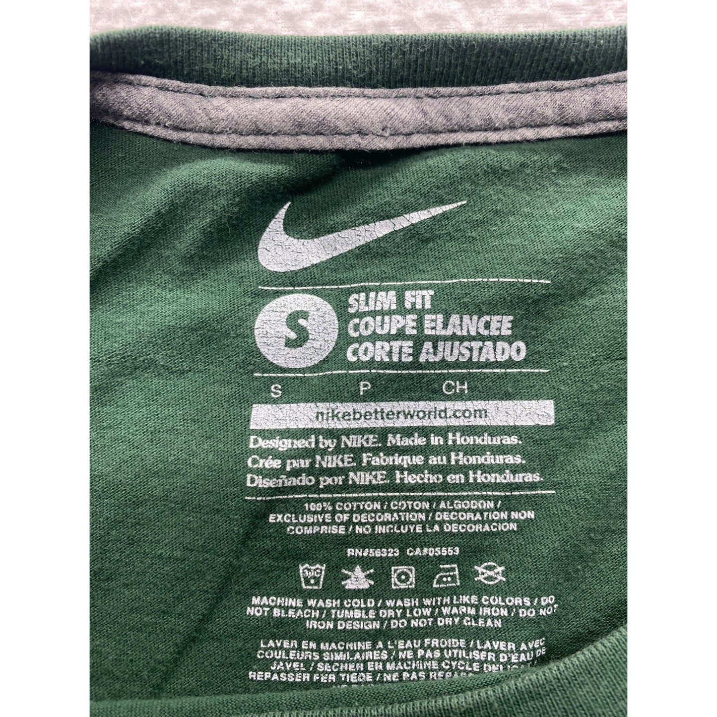 Nike Green Bay Packers Slim Fit Youth T-Shirt #7357