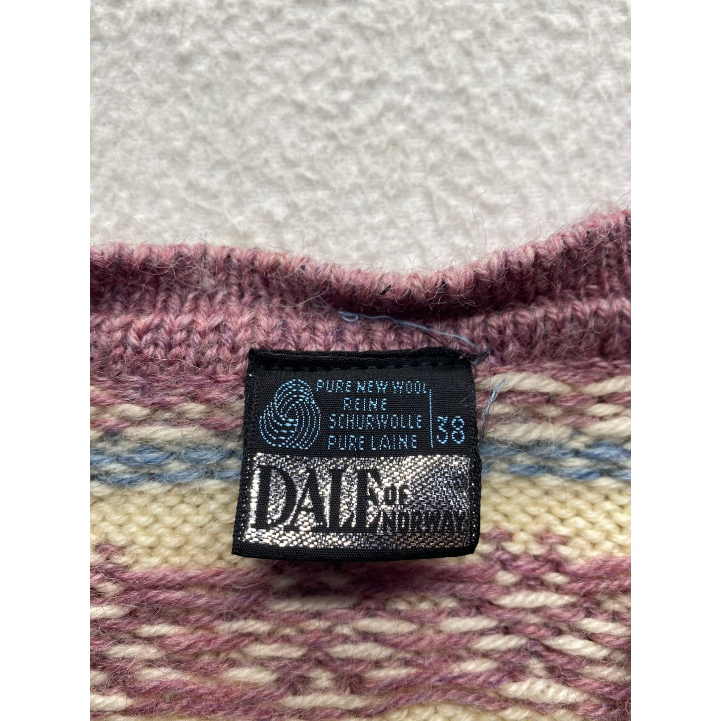 Women’s Vintage Dale Of Norway Wool Sweater Vest #5678