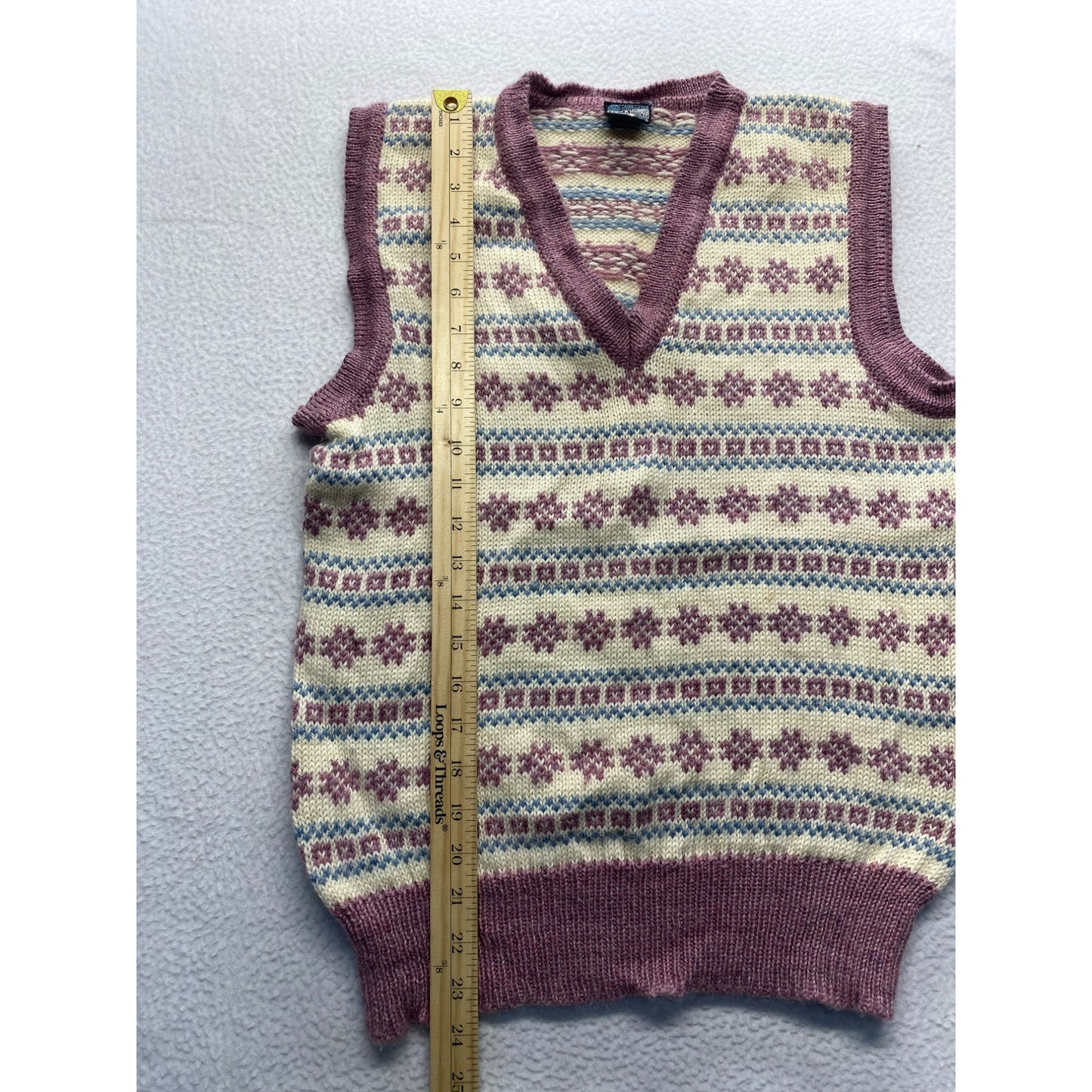 Women’s Vintage Dale Of Norway Wool Sweater Vest #5678