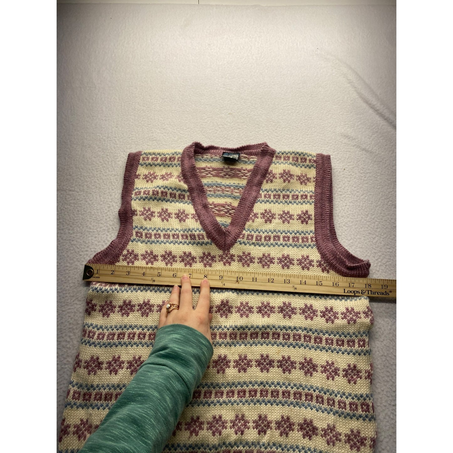Women’s Vintage Dale Of Norway Wool Sweater Vest #5678