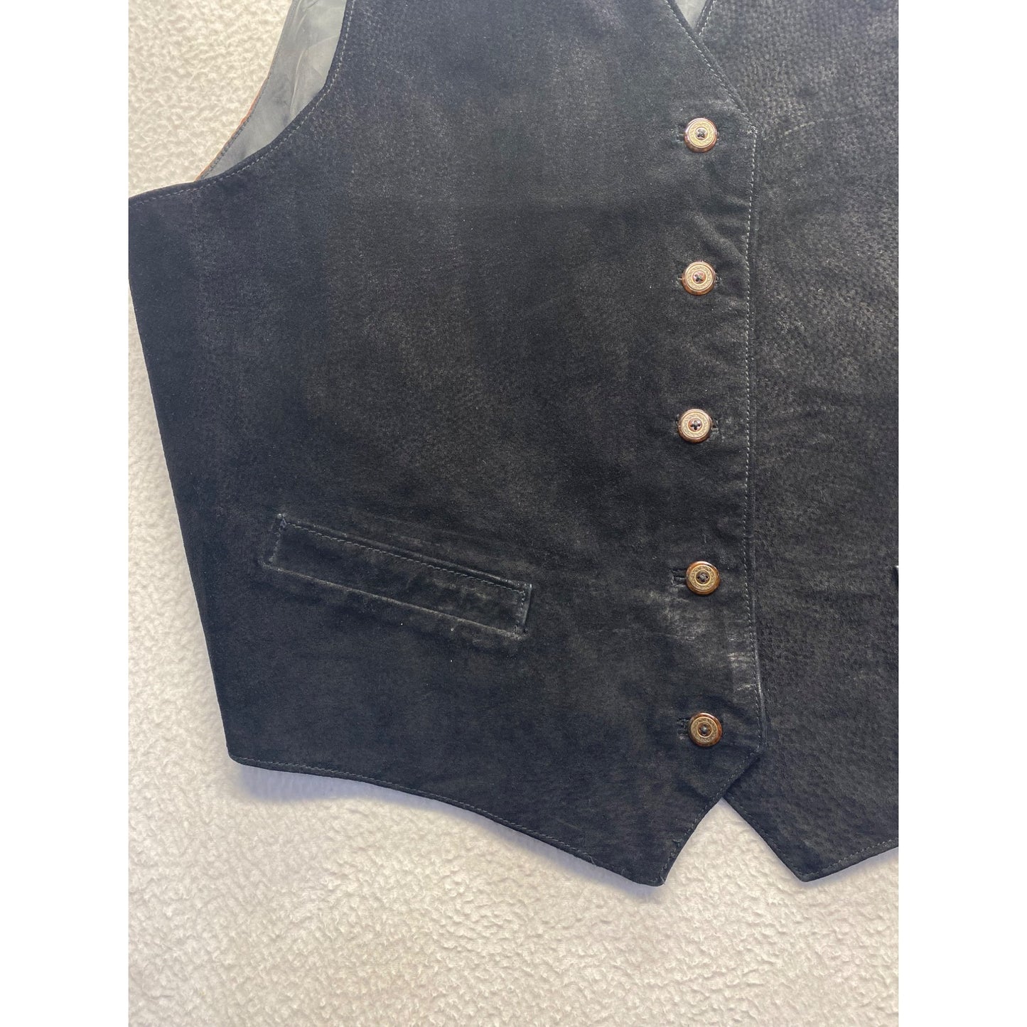 Vintage Arizona Jean co women’s leather vest #7117
