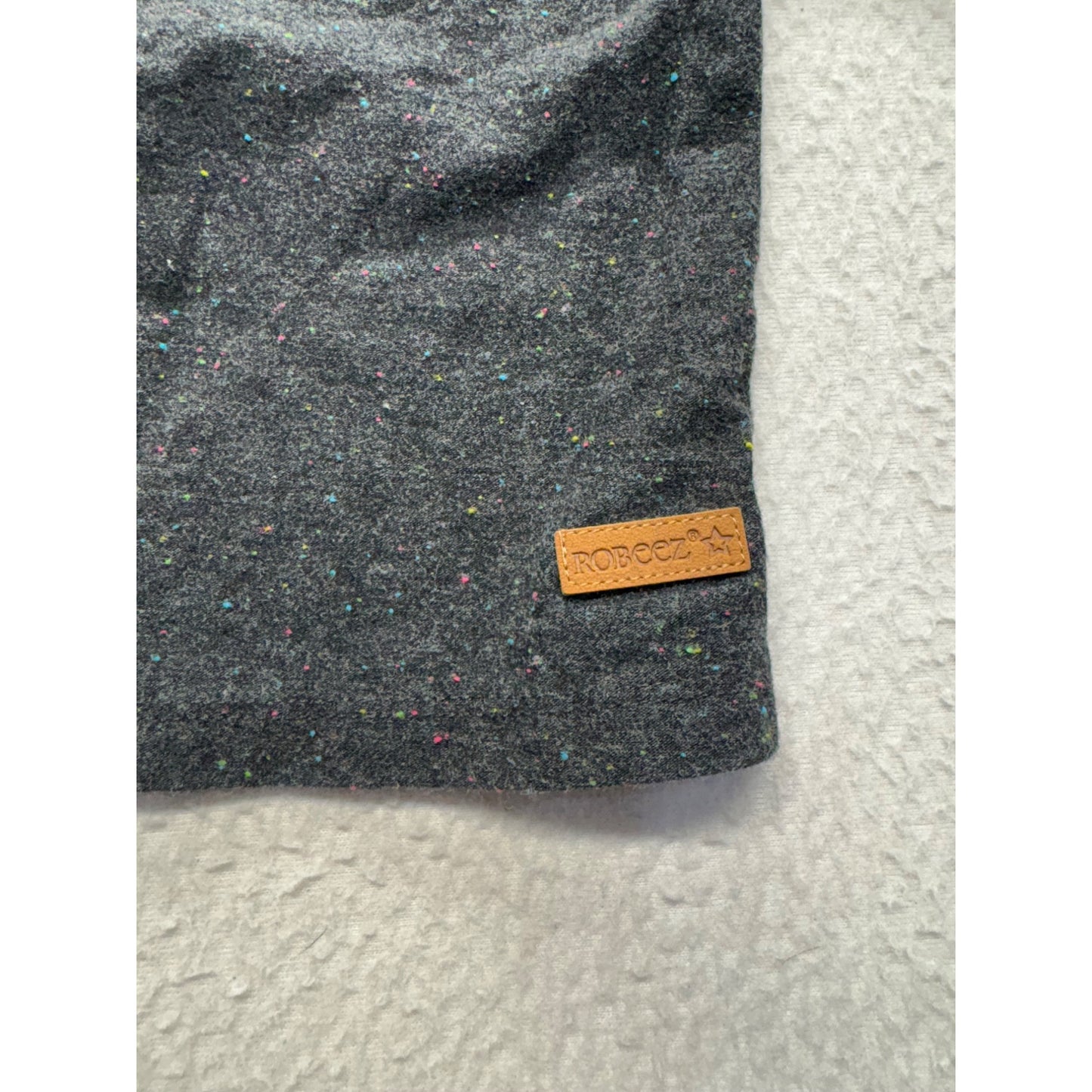 Robeez Baby Long Sleeve Henley Top With Pocket & Fun Patches #7534
