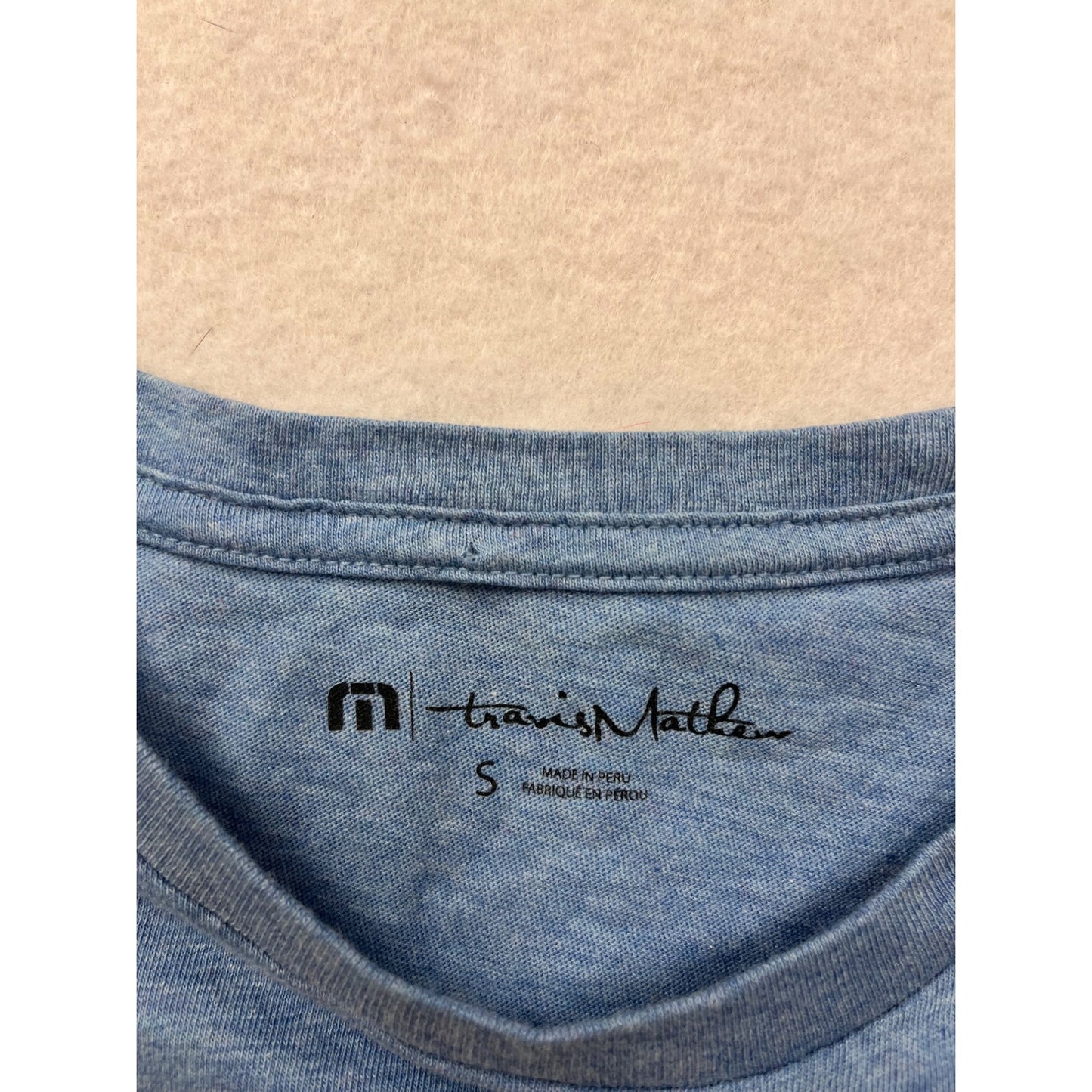 Men’s Small TravisMathew Minnesota T-Shirt Blue #6347