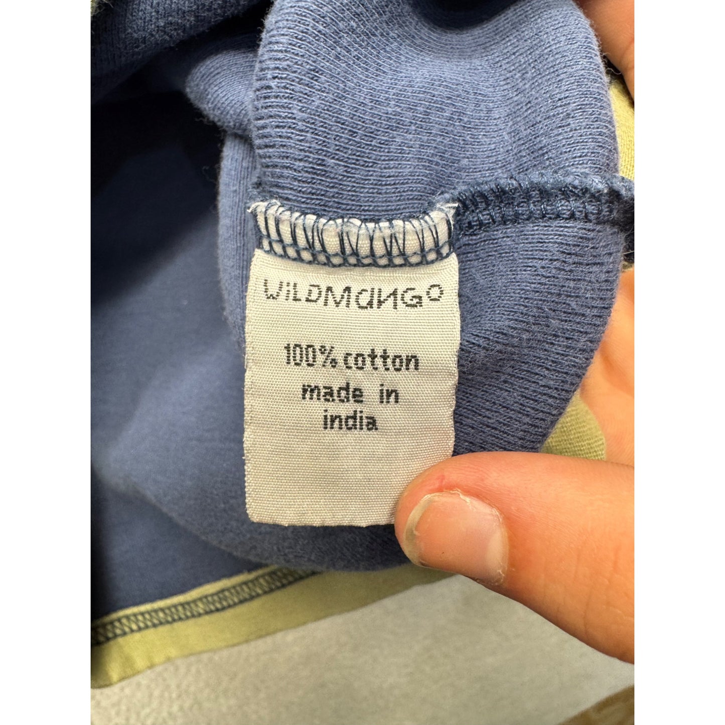 Wild Mungo Kids Blue T-Shirt 4T 100% Cotton Made In India #9026