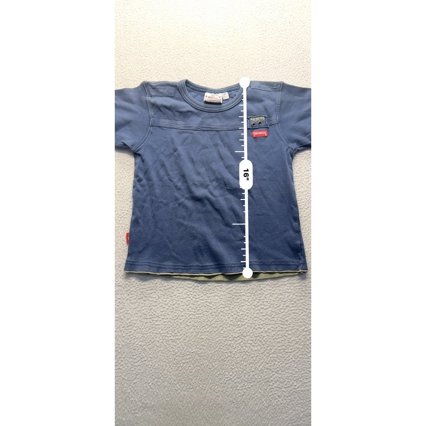 Wild Mungo Kids Blue T-Shirt 4T 100% Cotton Made In India #9026