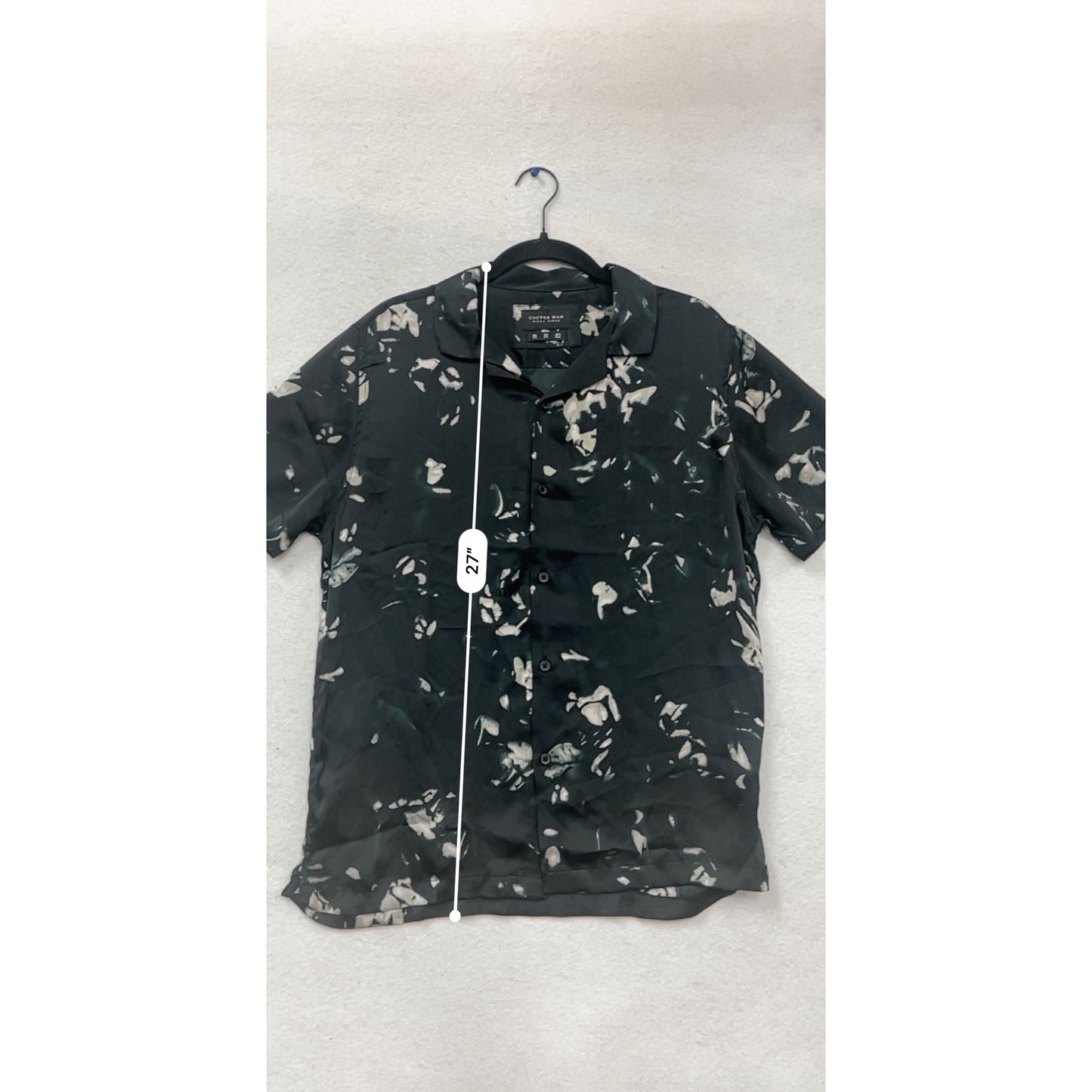 Cactus Man By Aziz Short Sleeve Button-Up Shirt Medium #914A
