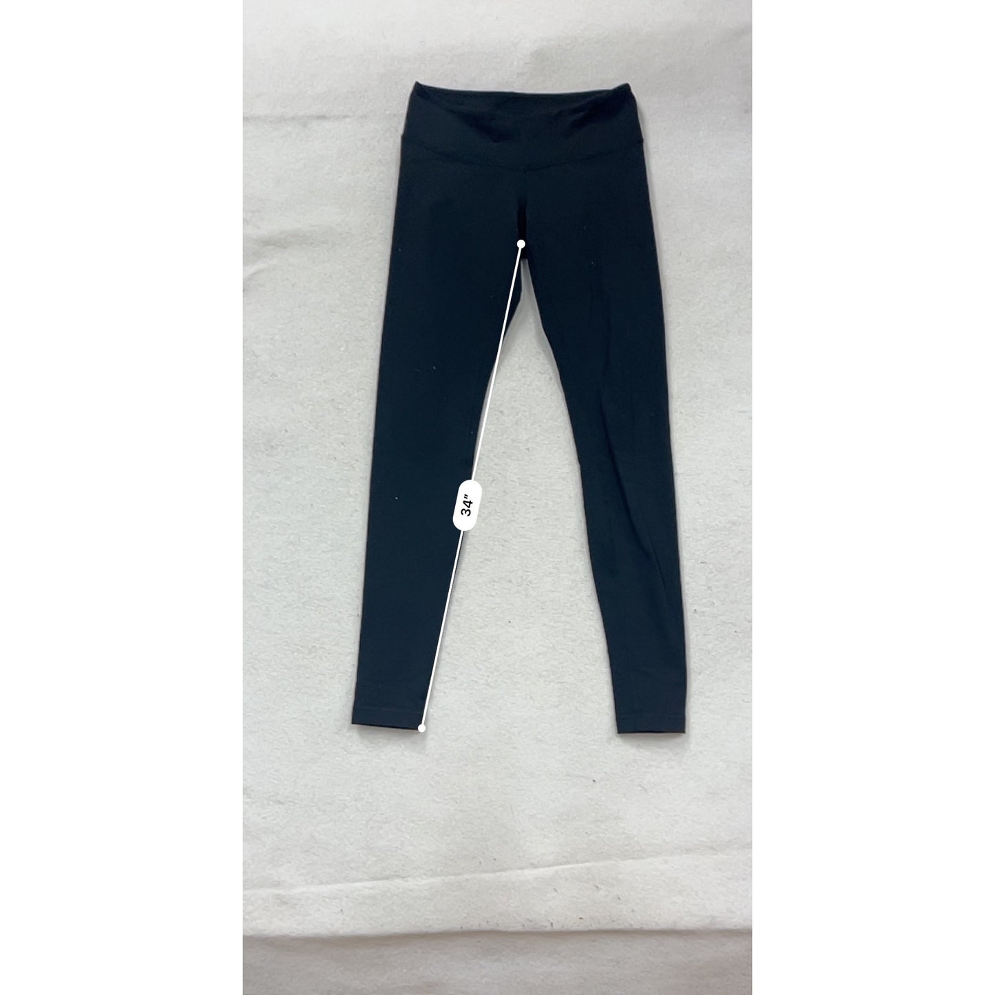 Lululemon Black Full-Length Yoga Leggings Size 6 #123A