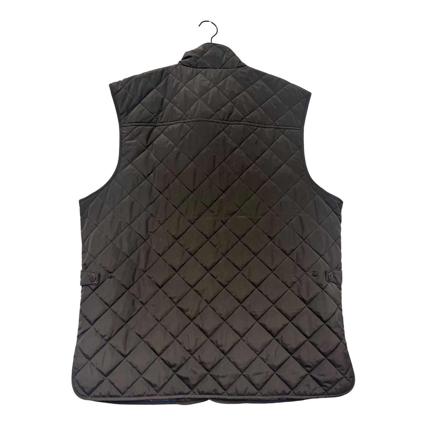 Mens Tailorbyrd Quilted Vest XXL Brown With Pockets Lightweight #6741