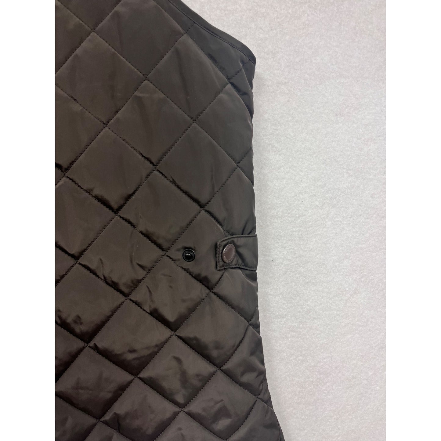 Mens Tailorbyrd Quilted Vest XXL Brown With Pockets Lightweight #6741