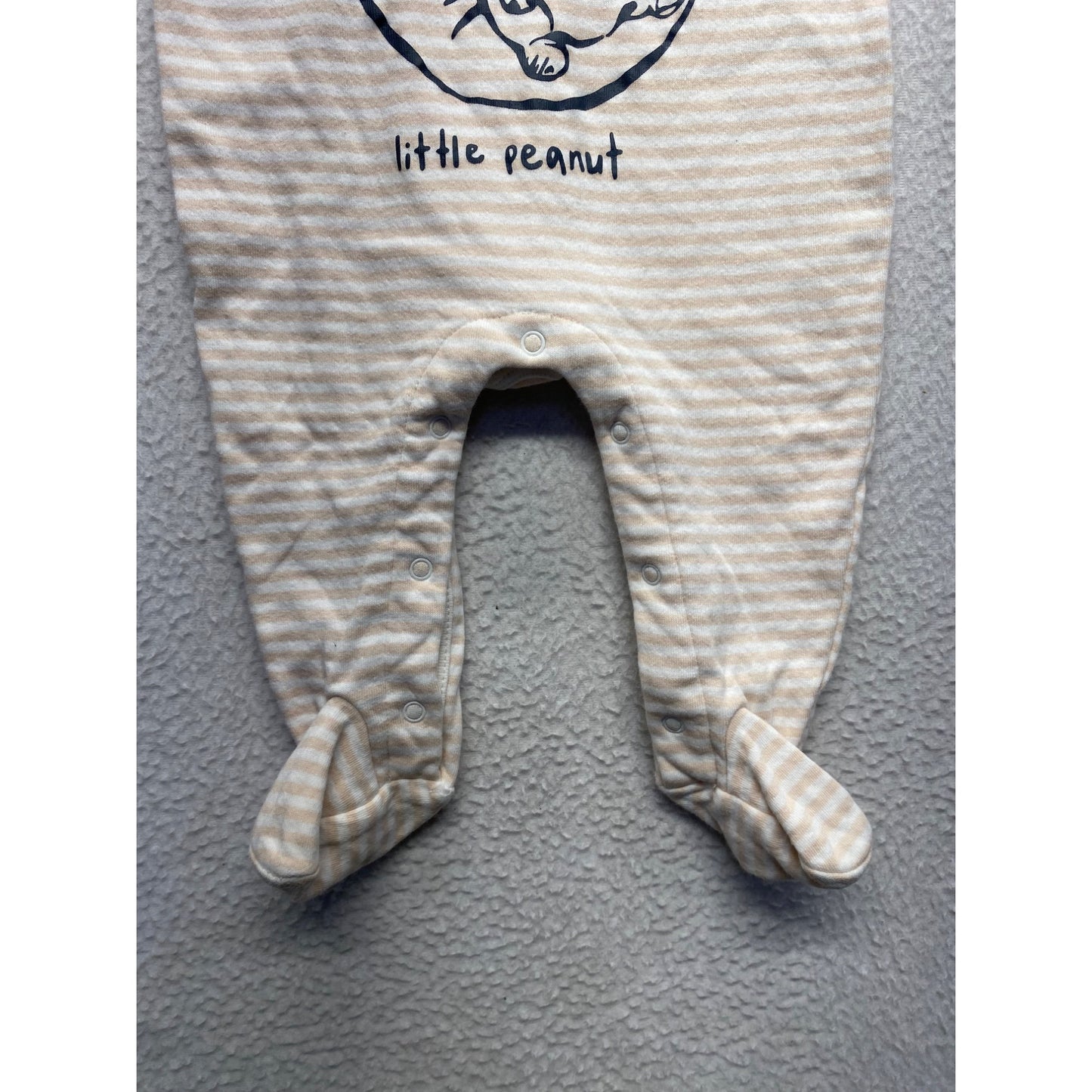 Disney Baby Gap 0-3 Months "Little Peanut" Footed PJ #7083