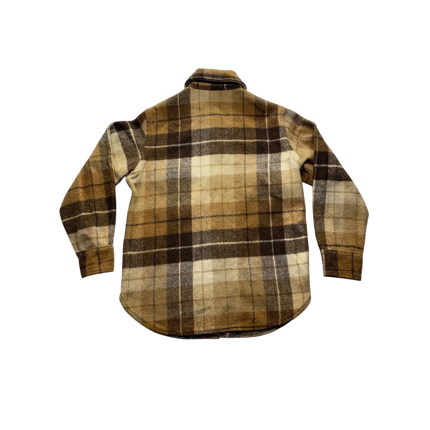 Vintage JCPenney Womens Medium Plaid Flannel Jacket #7203