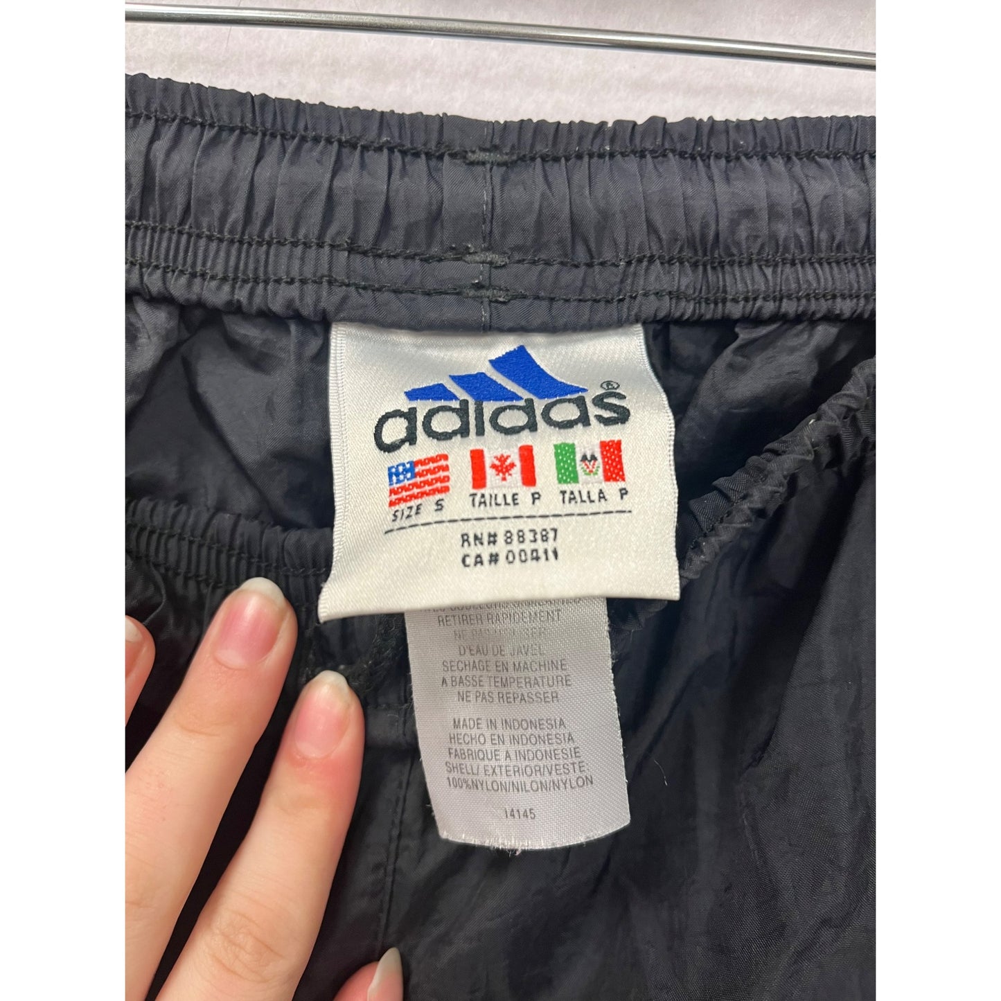 Women’s ADIDAS ESSENTIALS BLACK TRACK PANTS #2977