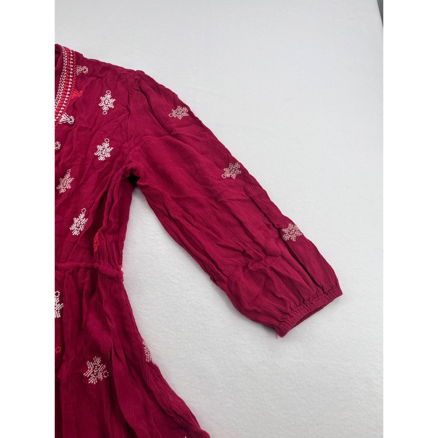 Free People Womens Boho Embroidered Dress #6222