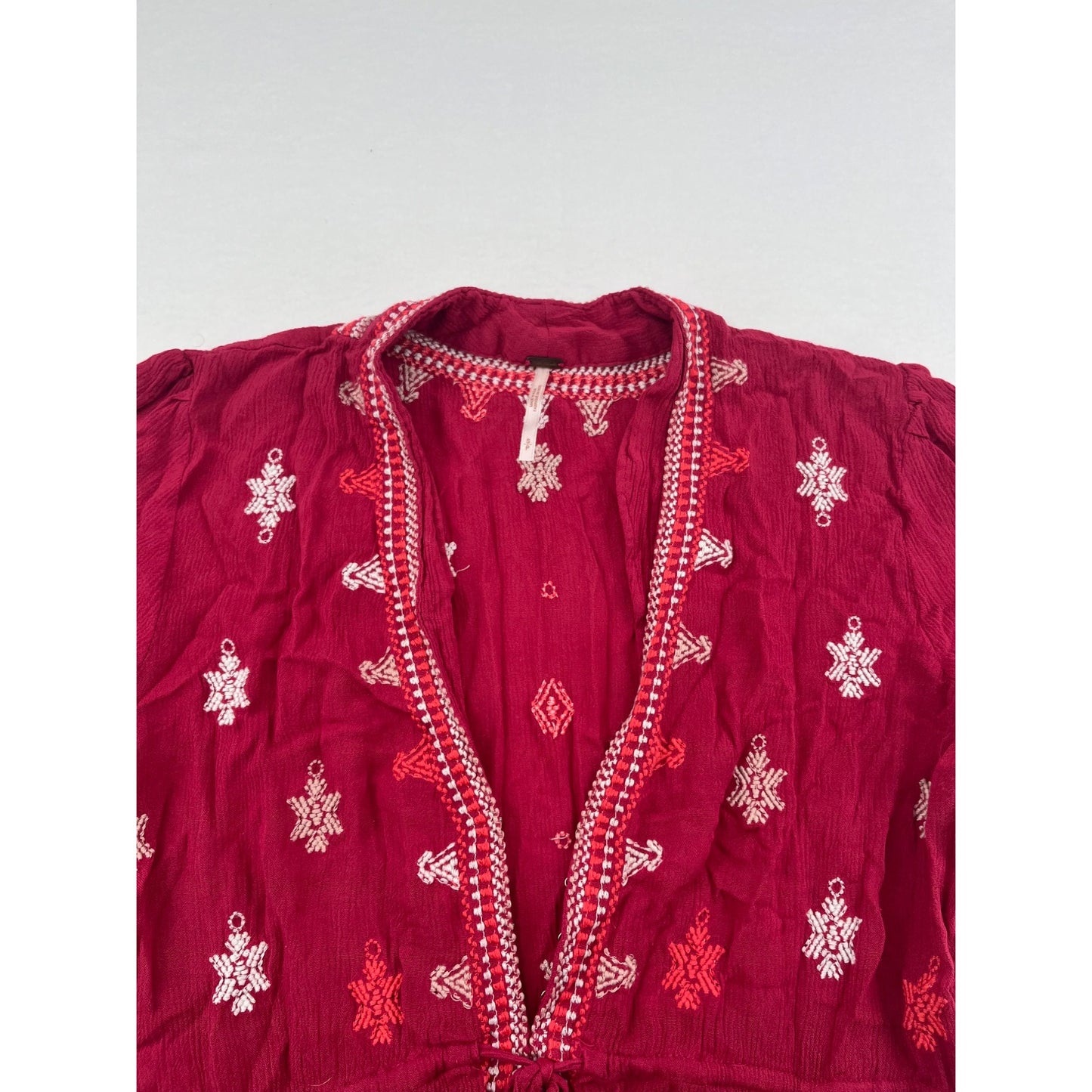 Free People Womens Boho Embroidered Dress #6222